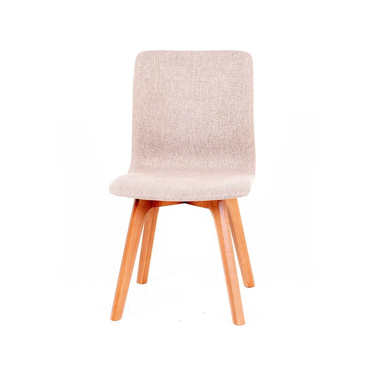 Amelie - Chaise en tissu avec pieds en bois massif — vue 4
