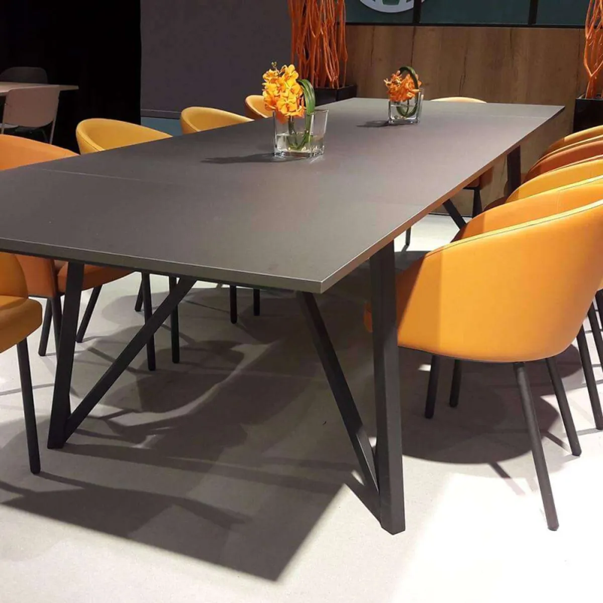Wacko - Table design industriel extensible avec pieds en métal — vue 5