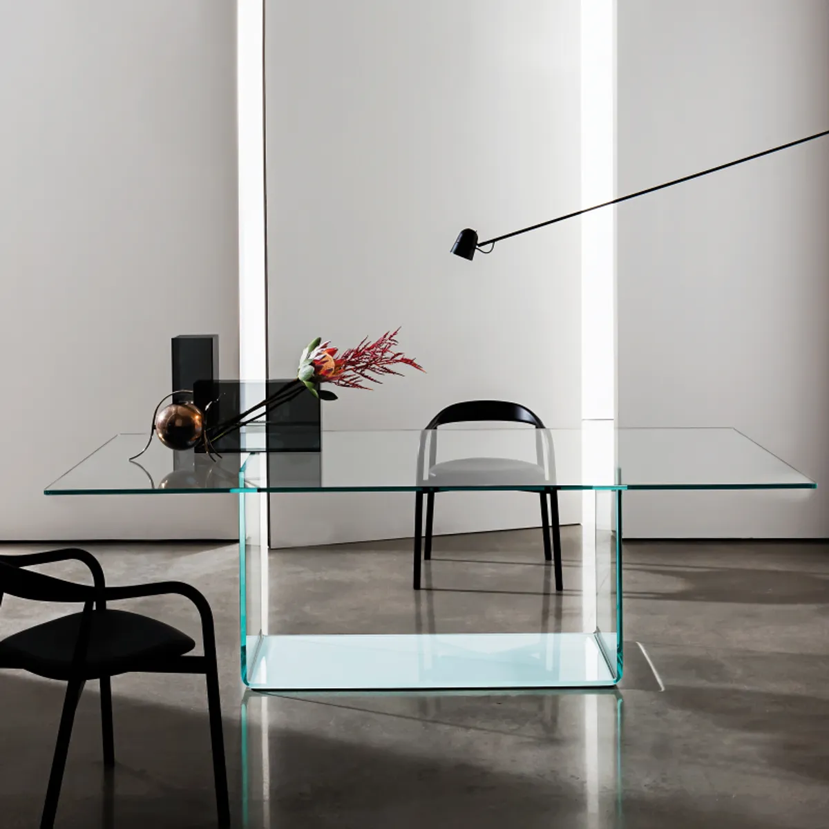 Valencia Sovet® - Table de salle à manger design en verre