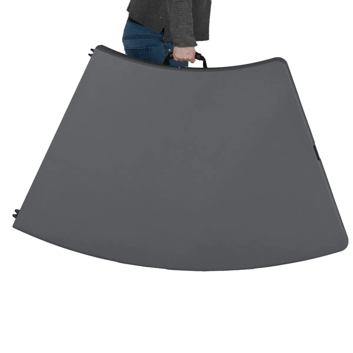XL Moon - Table pliante circulaire gris foncé — vue 4