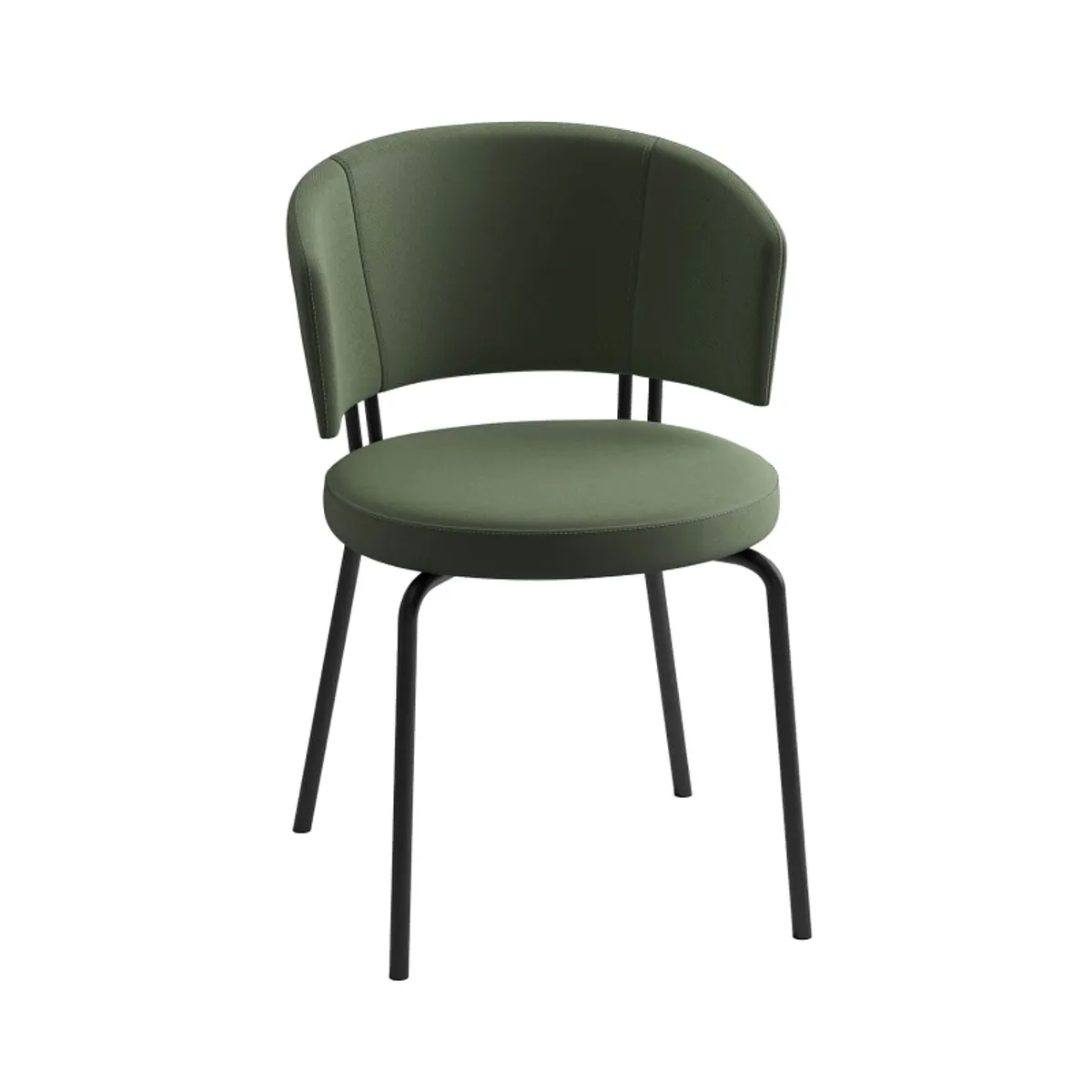 Aero - Chaise tendance belge en tissu pieds métal — vue 5