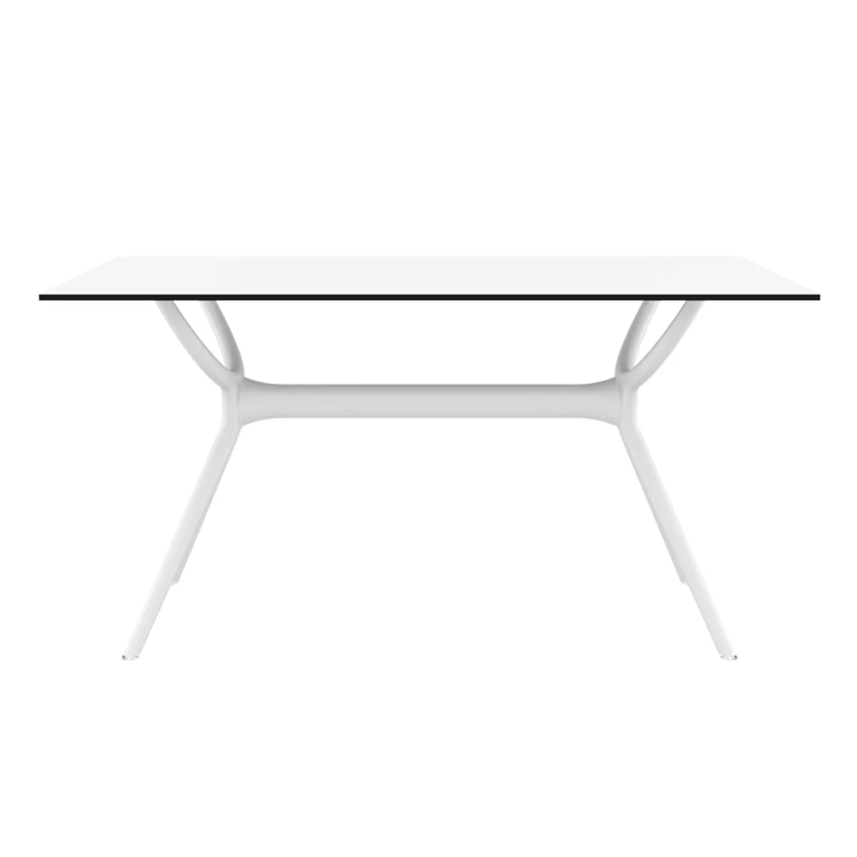 Air - Table rectangulaire en stratifié et polypropylène — vue 5