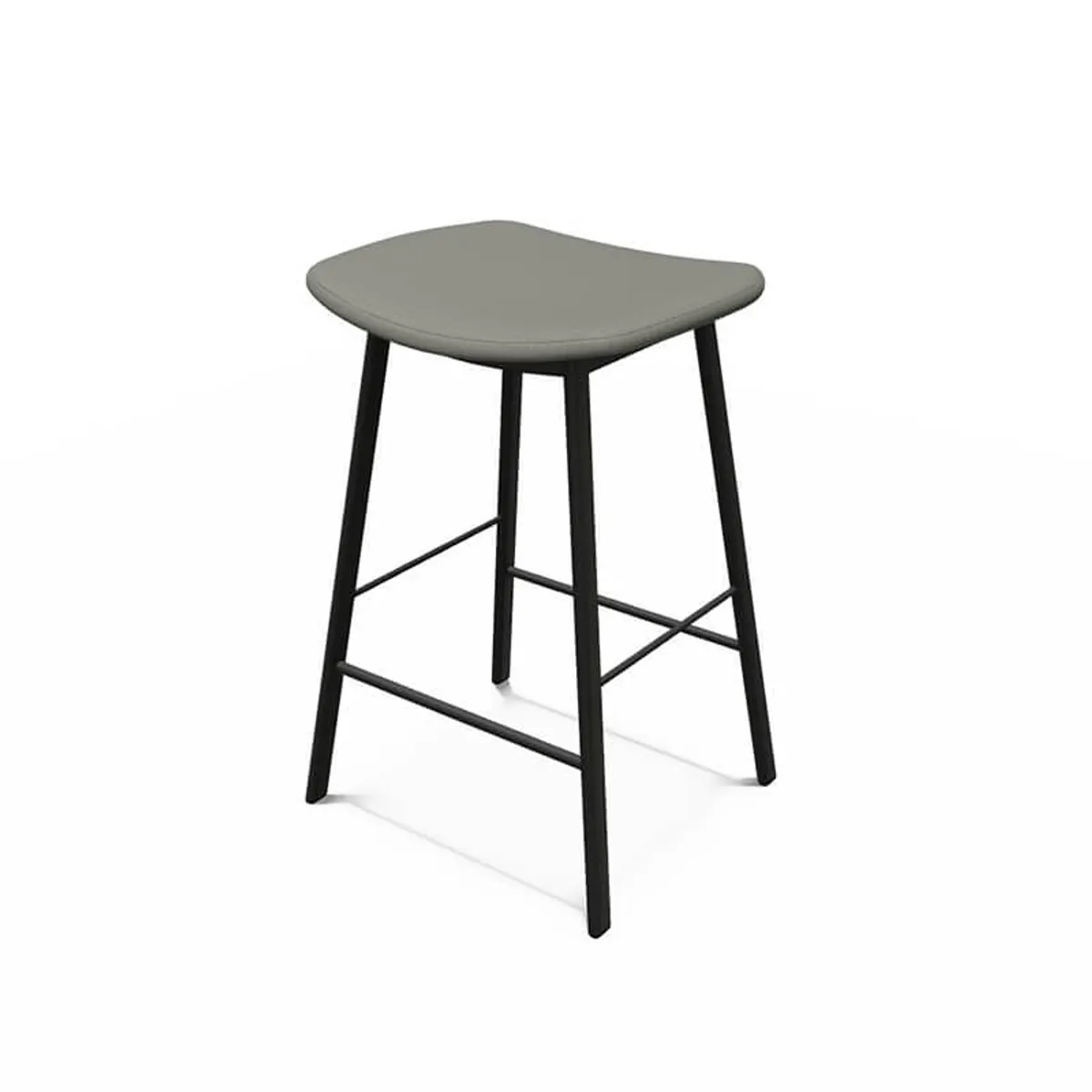 Ami - Tabouret snack en tissu sans dossier fabriqué en Belgique — vue 4