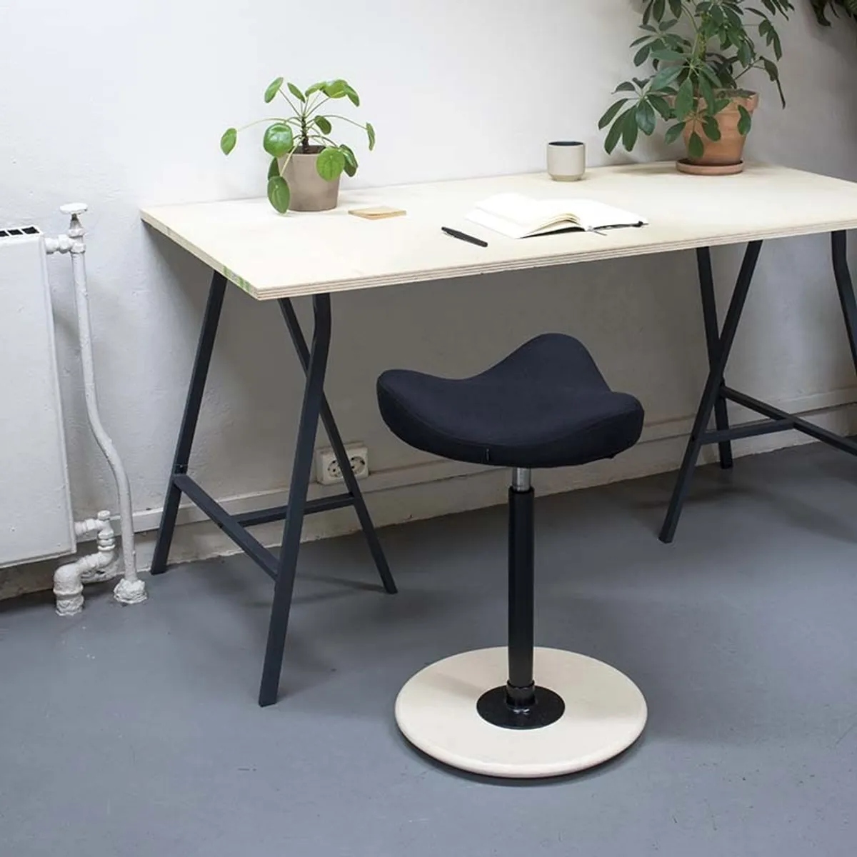 Move Varier® - Tabouret ergonomique réglable en tissu — vue 3