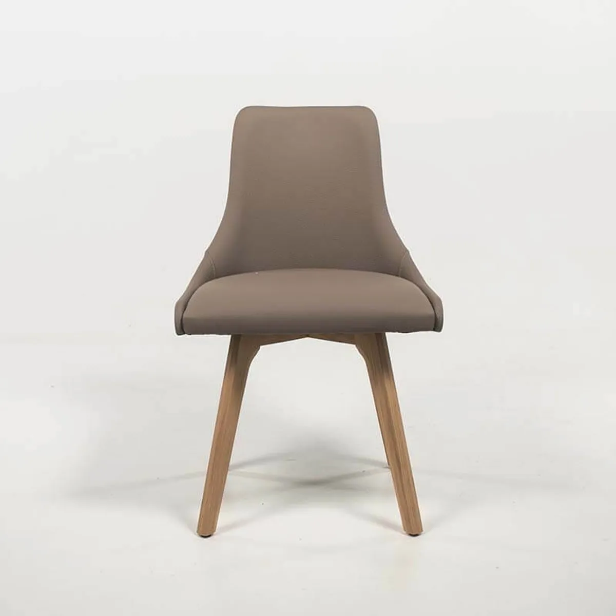 Lars - Chaise de salle à manger vintage avec pieds en bois — vue 3