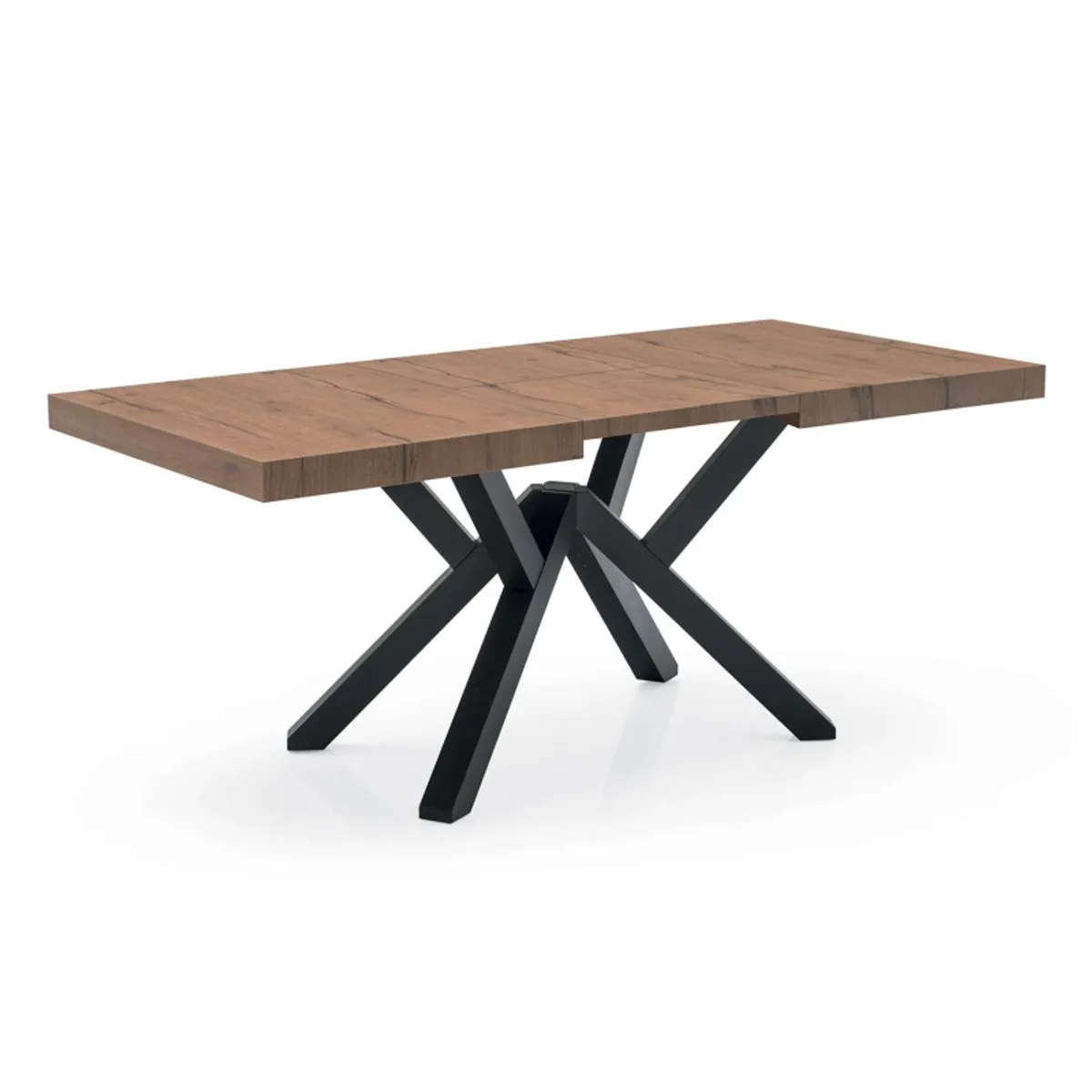 Mikado Connubia© - Table extensible design en mélaminé avec pieds en bois — vue 4