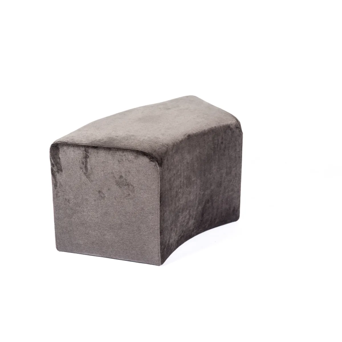 Max C1-8 - Pouf rectangulaire courbé en tissu — vue 3