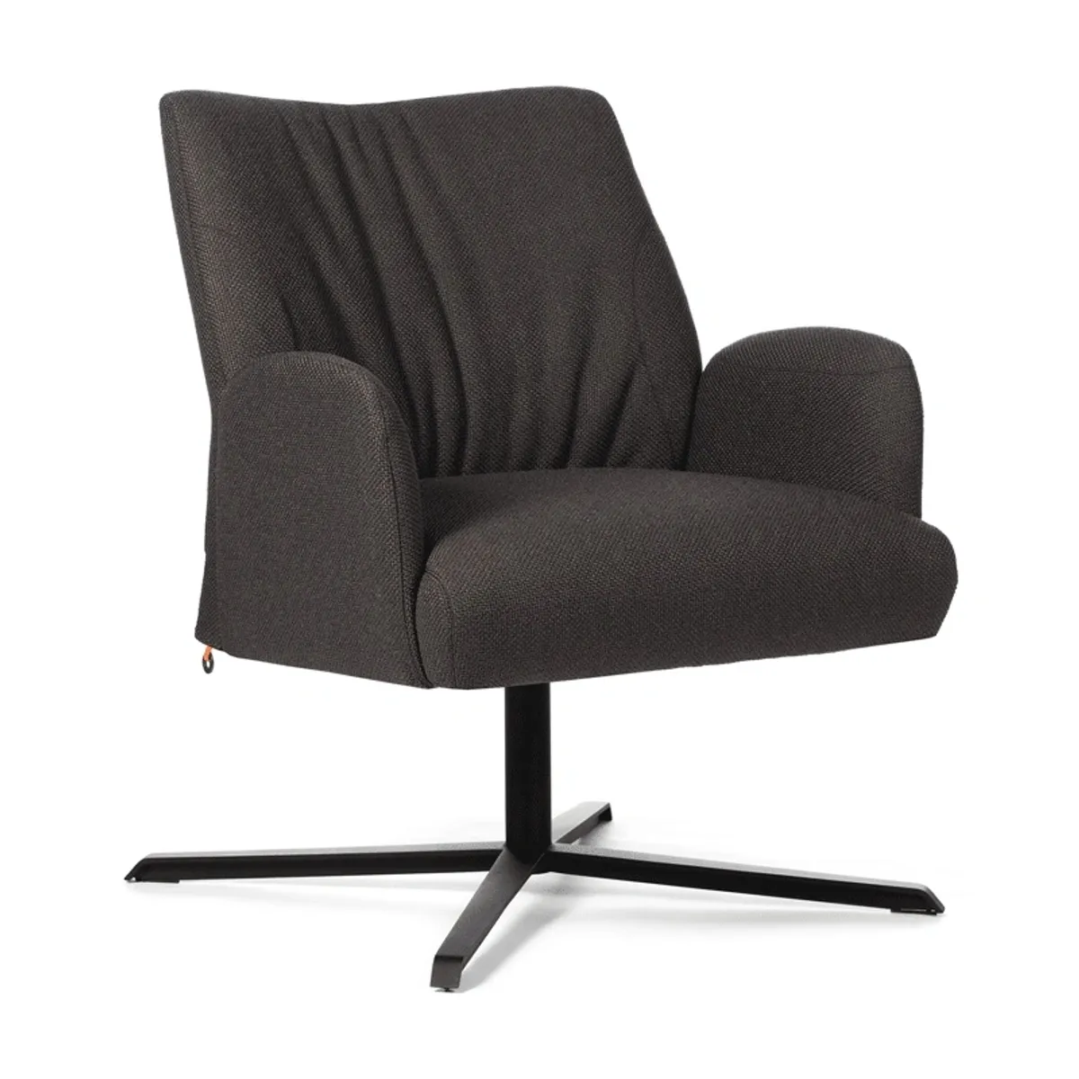 Enora Mobitec® - Fauteuil cocooning pivotant en tissu et métal