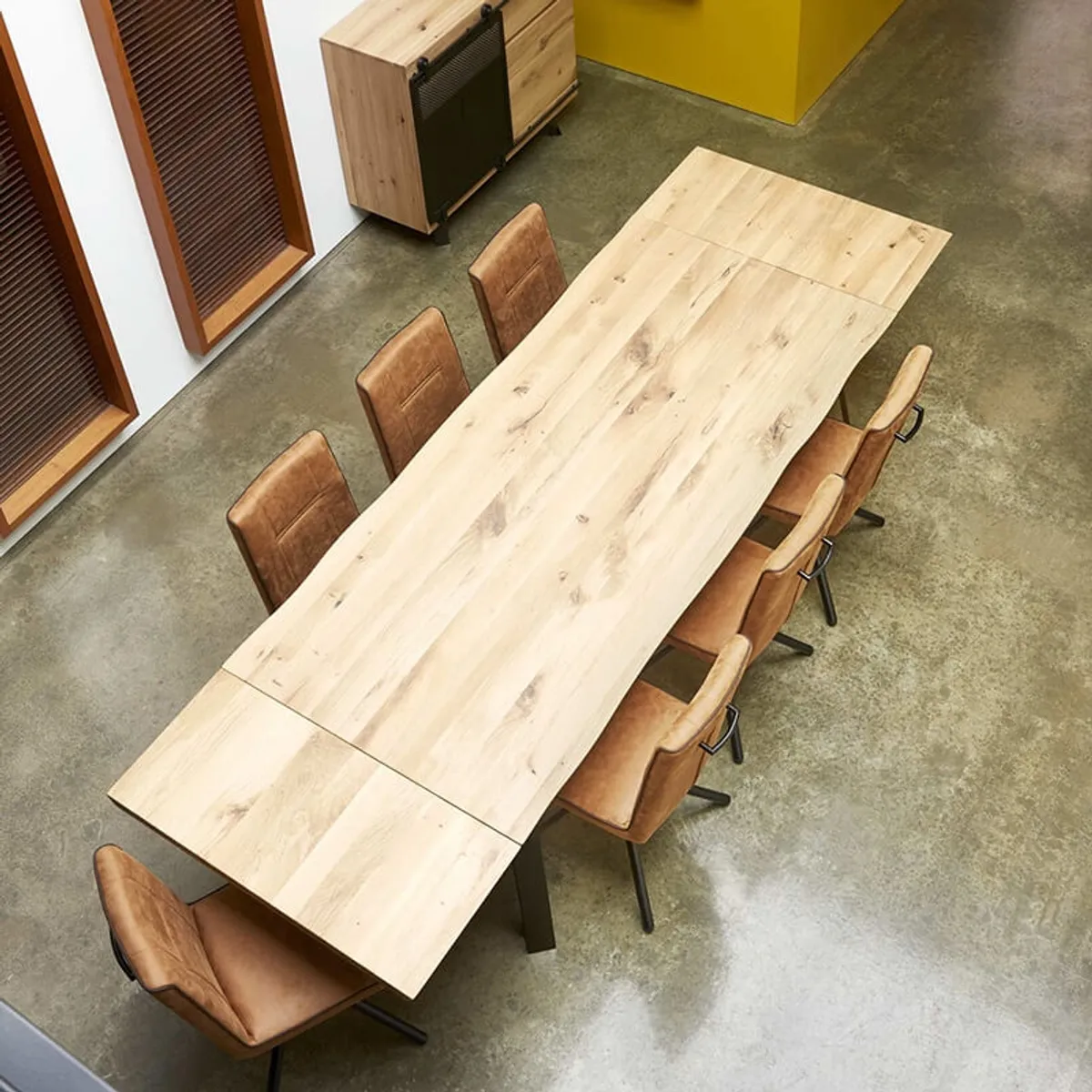 Fusion - Table design style industriel extensible pieds en épingle — vue 4