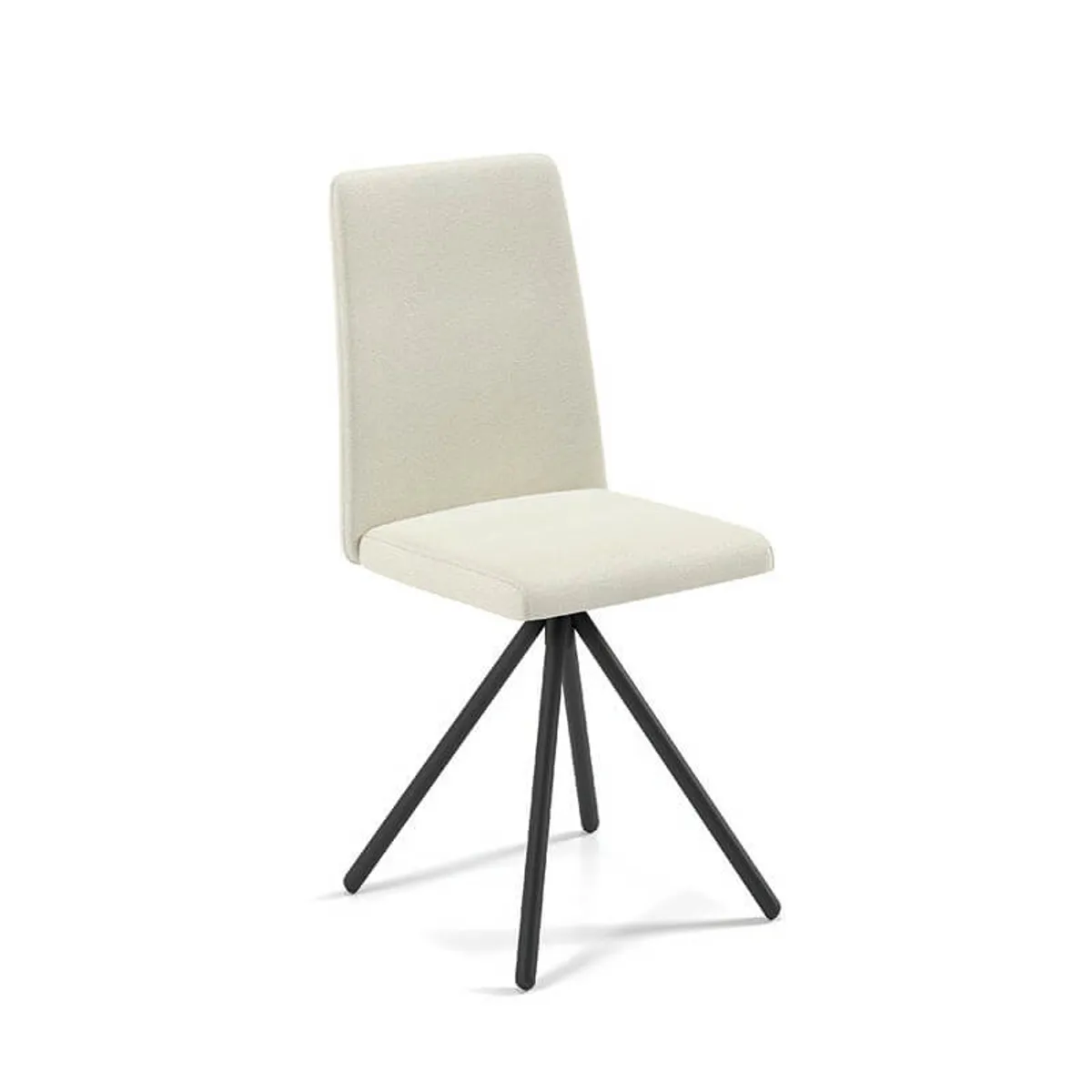 Pinot - Chaise moderne pivotante en tissu