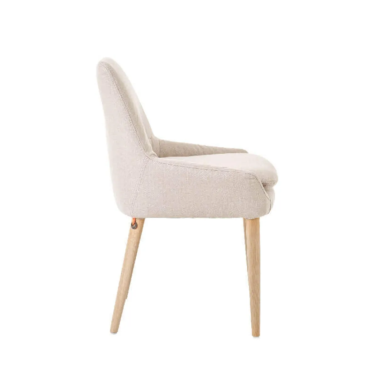 Saga Mobitec® - Chaise confortable en tissu et pieds bois — vue 4