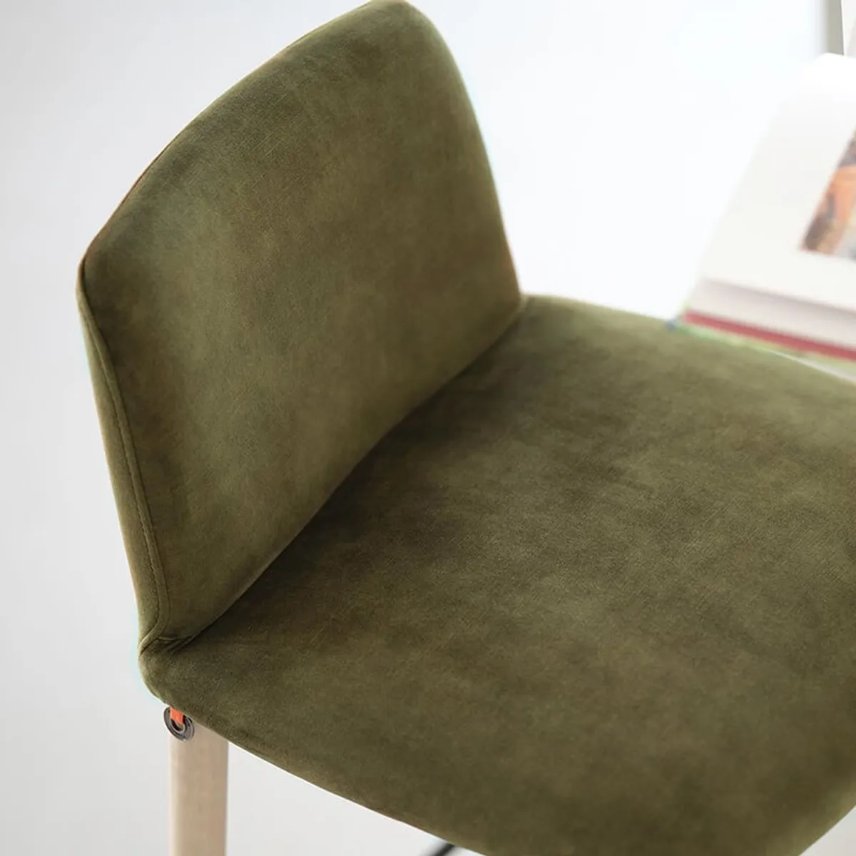 Rob C05 Mobitec® - Tabouret snack en tissu et bois massif — vue 4