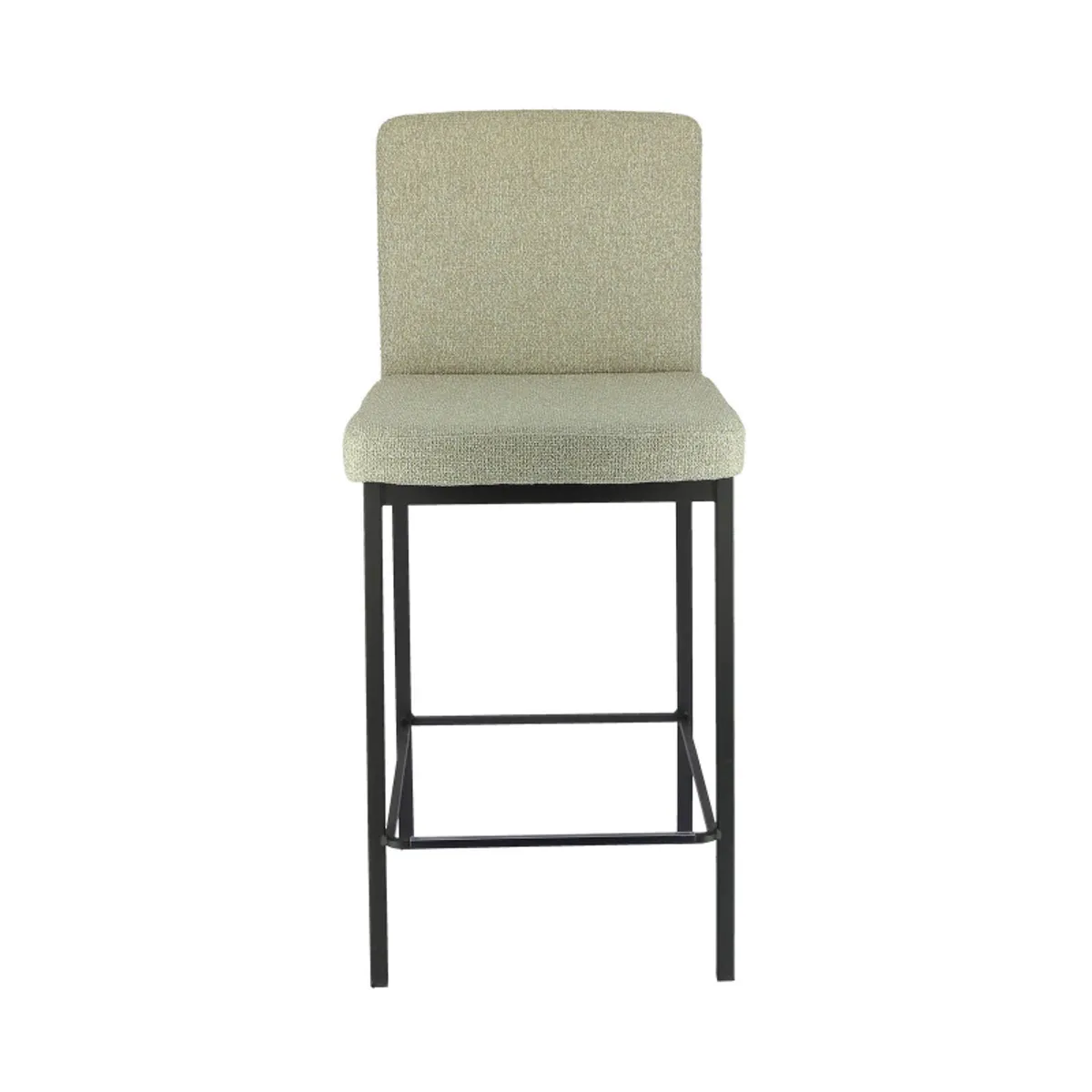 Villa - Tabouret snack tissu avec pieds en métal — vue 3