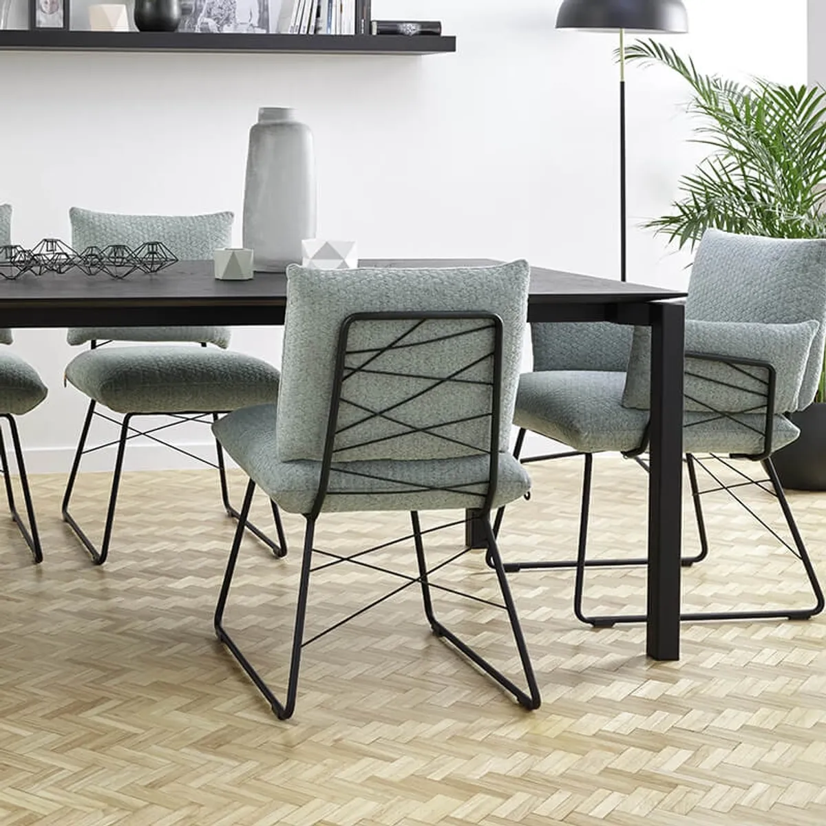 Cosy Mobitec® - Fauteuil design confortable assise en tissu et pieds en métal — vue 3