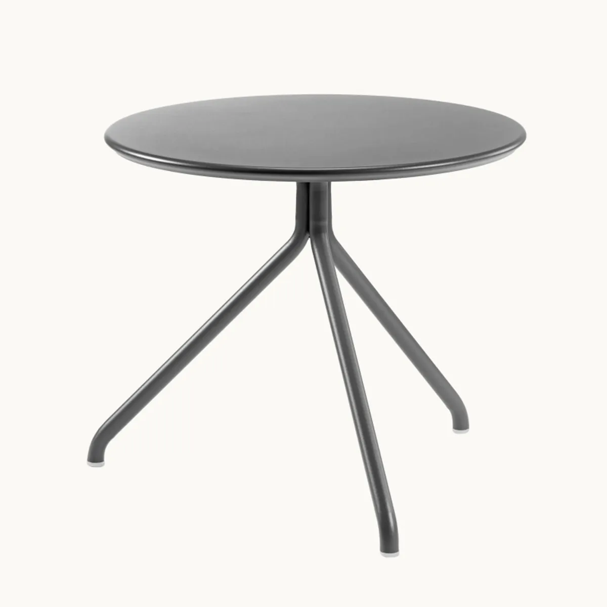 LOL - Table d'appoint de jardin ronde italienne en métal plateau composite