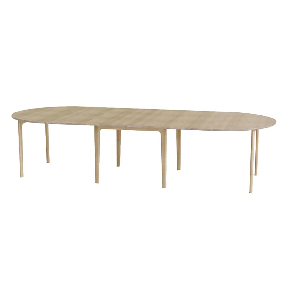 SM112 - Table ronde extensible en bois massif conçue au Danemark — vue 5