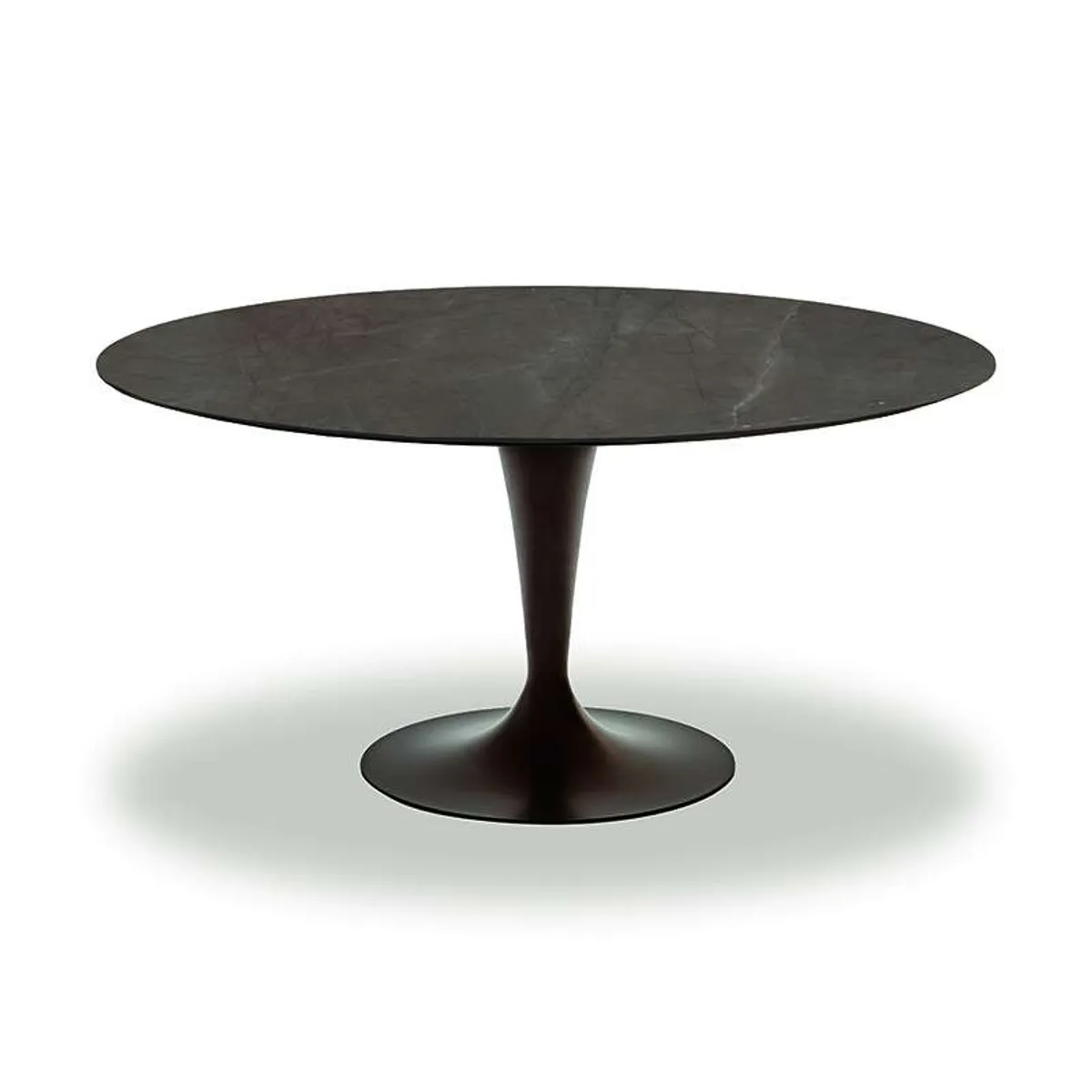 Flûte Sovet® - Table ronde design en céramique avec pied central — vue 4