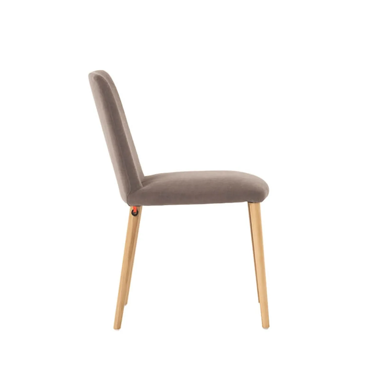 Rob C01 Mobitec® - Chaise moderne en tissu rembourrée avec pieds en bois massif — vue 5
