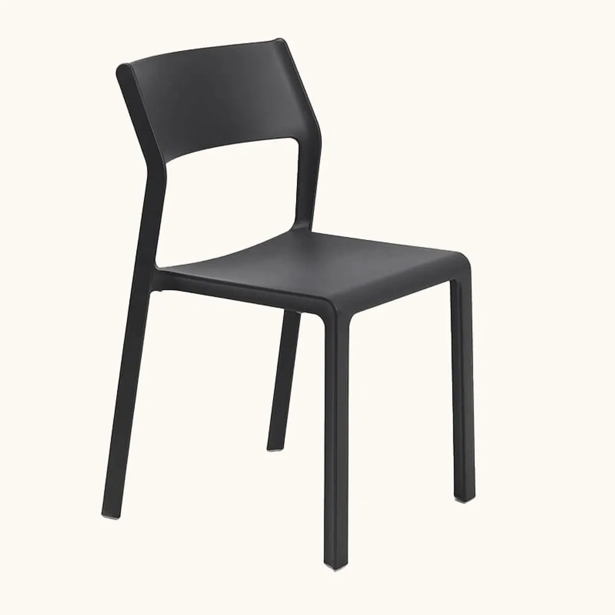 Trill bistrot - Chaise moderne en polypropylène empilable