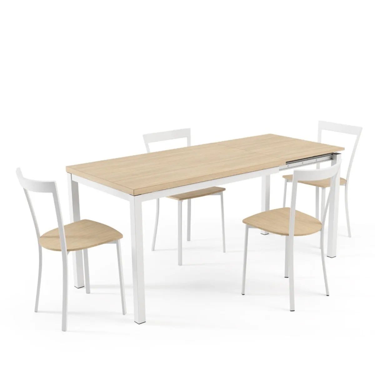 Toy métal - Table de cuisine avec rallonge hauteur 75 cm — vue 3