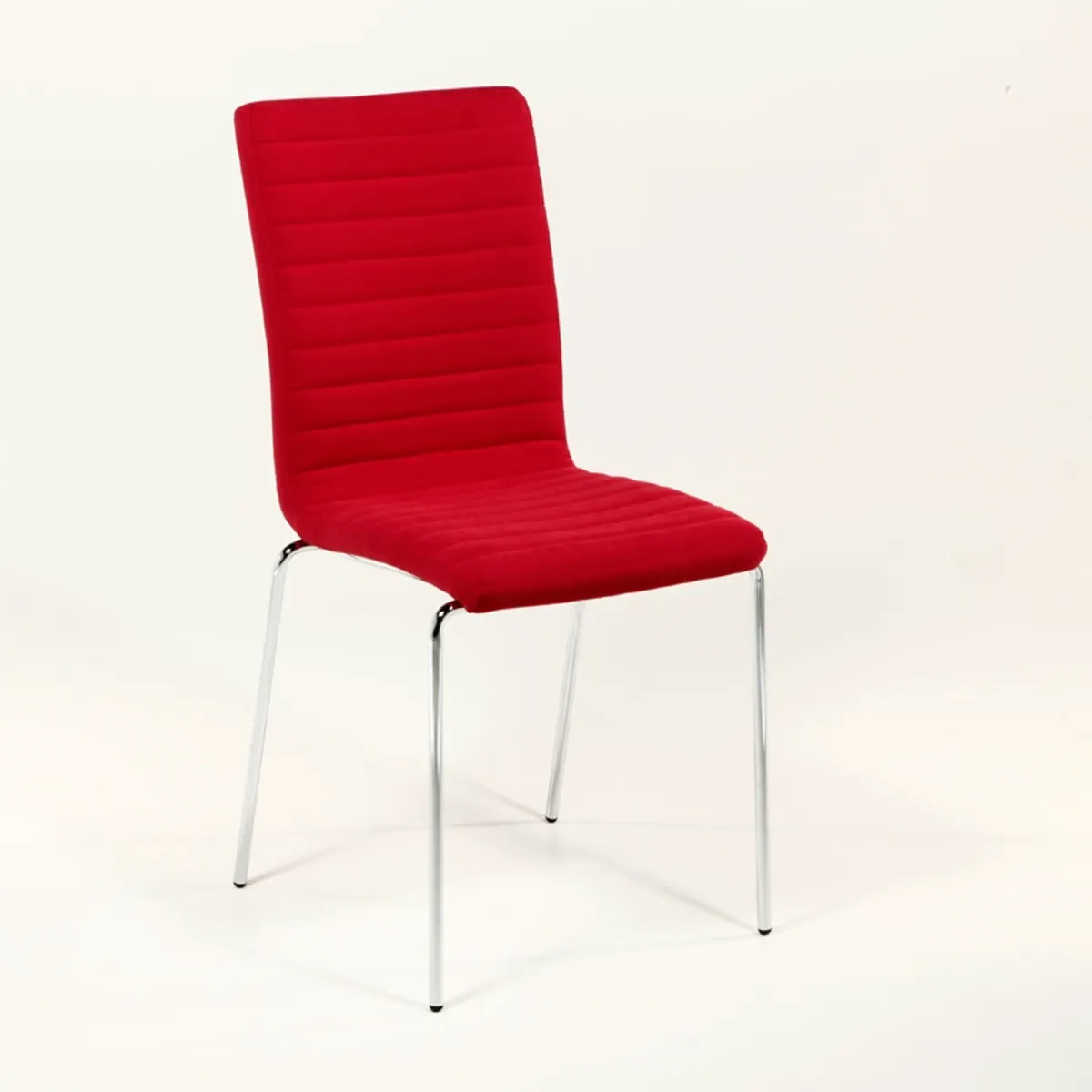 Star Midj® - Chaise moderne empilable en tissu et métal — vue 3