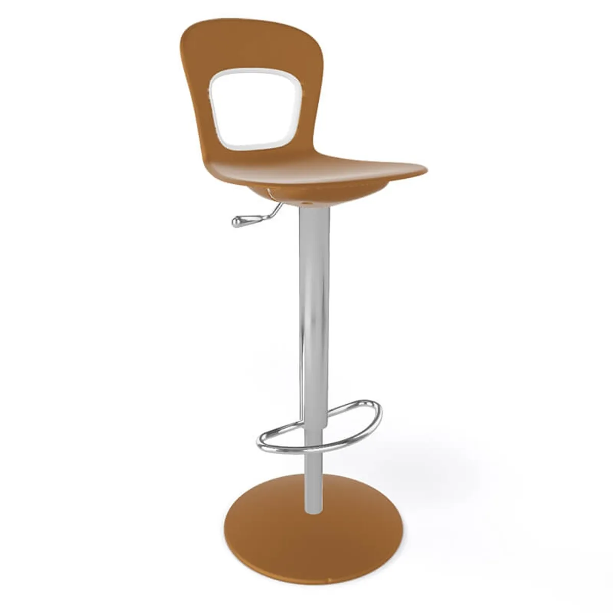Blog 145 - Tabouret réglable en hauteur et pivotant de fabrication Italienne — vue 3
