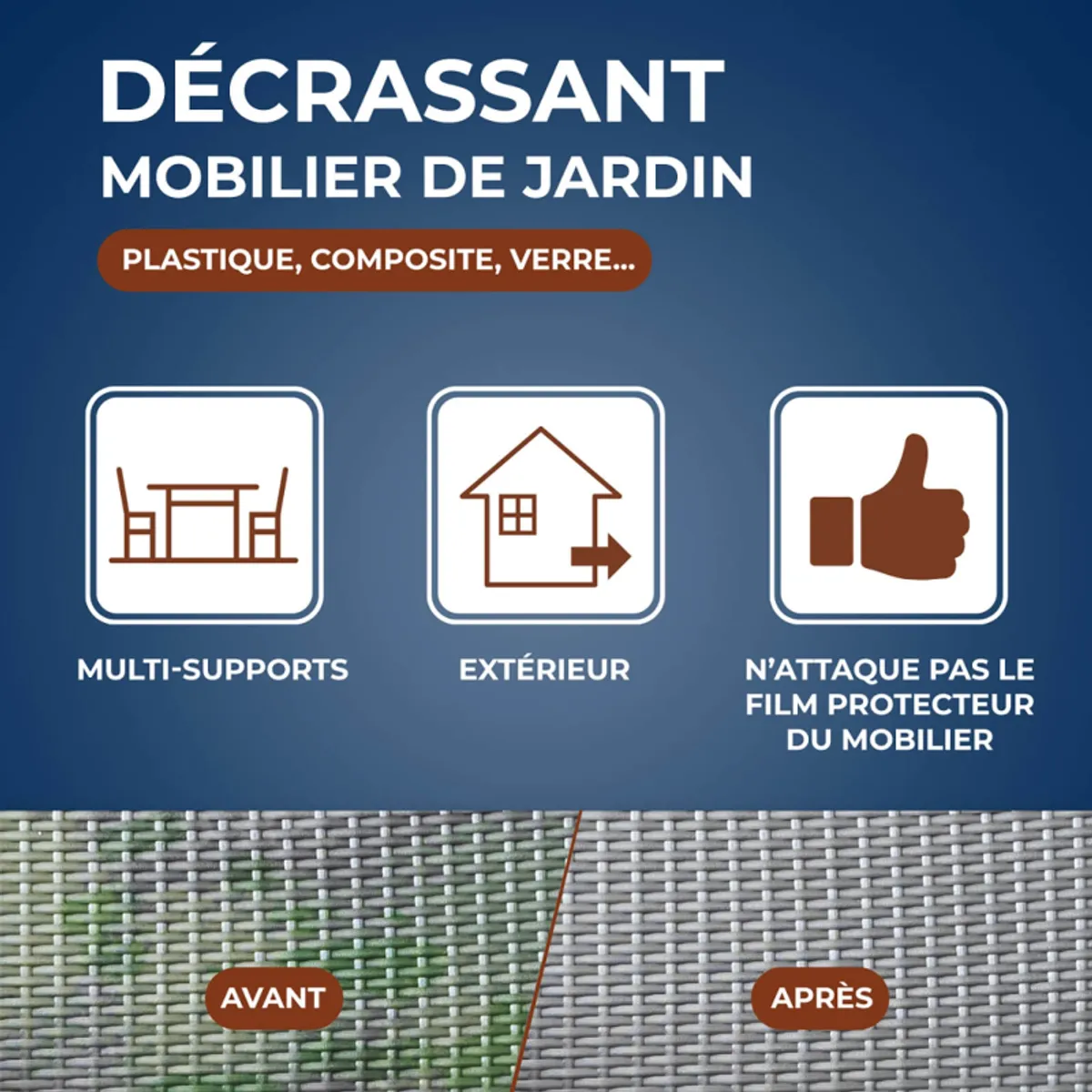 Décrassant mobilier jardin Starwax® - Nettoyant multisupports pour mobilier de jardin 500 ml — vue 5