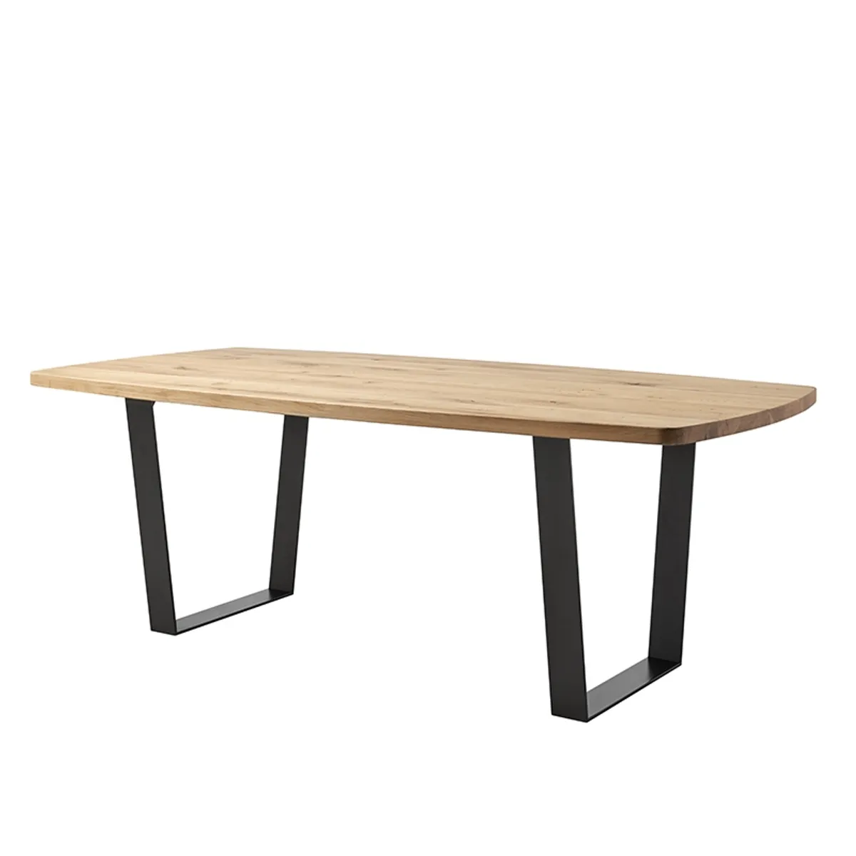Carte - Table tonneau industrielle avec pieds traîneau — vue 3