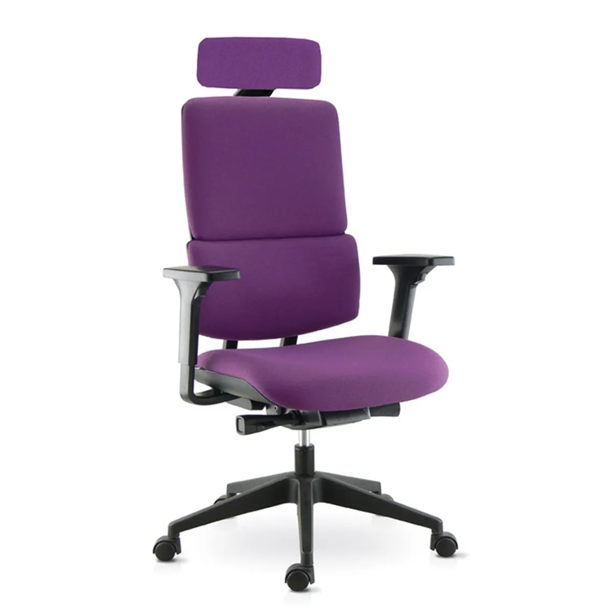 Wi max - Fauteuil de bureau en tissu avec roulettes