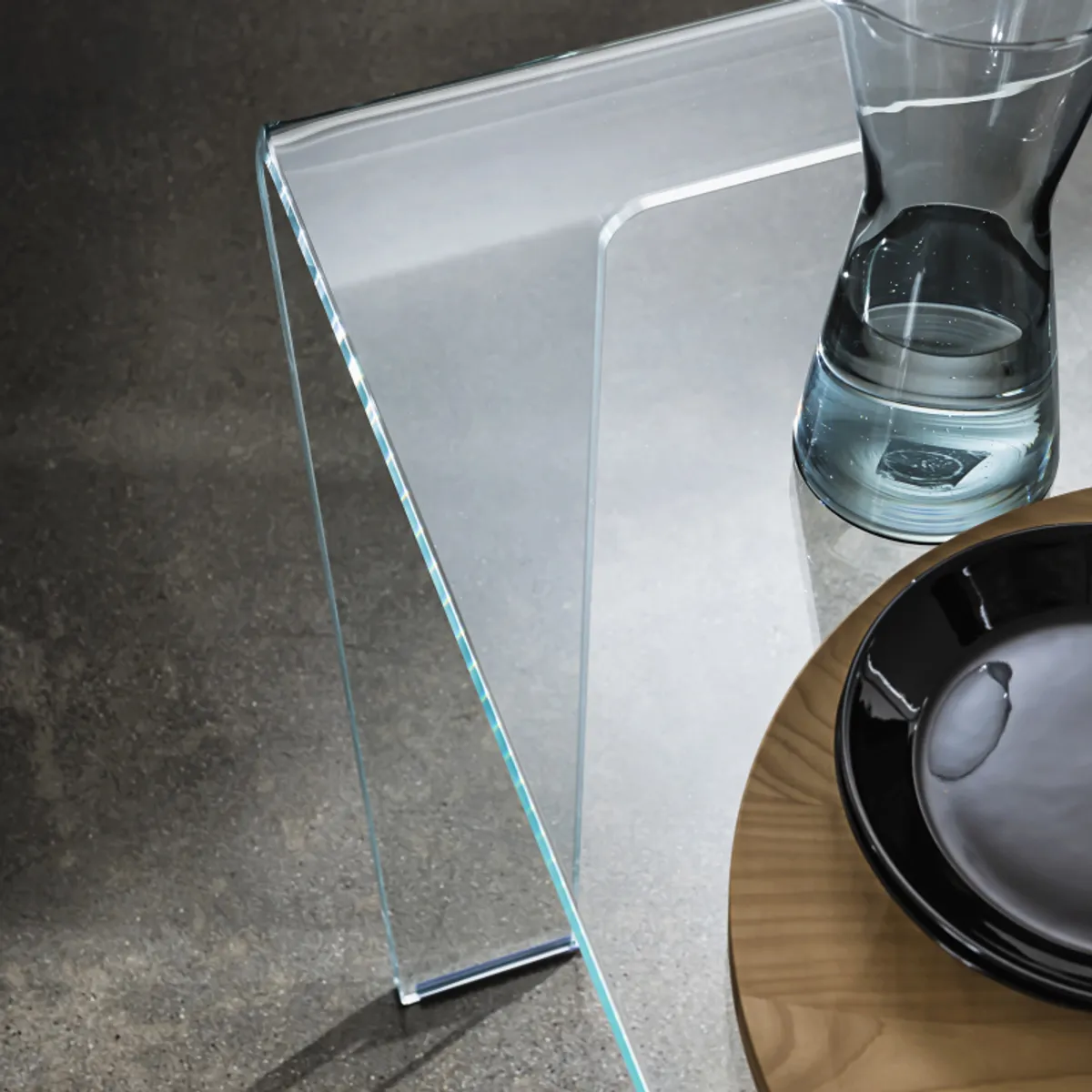 Frog Sovet® - Table design rectangulaire ou carrée en verre — vue 4