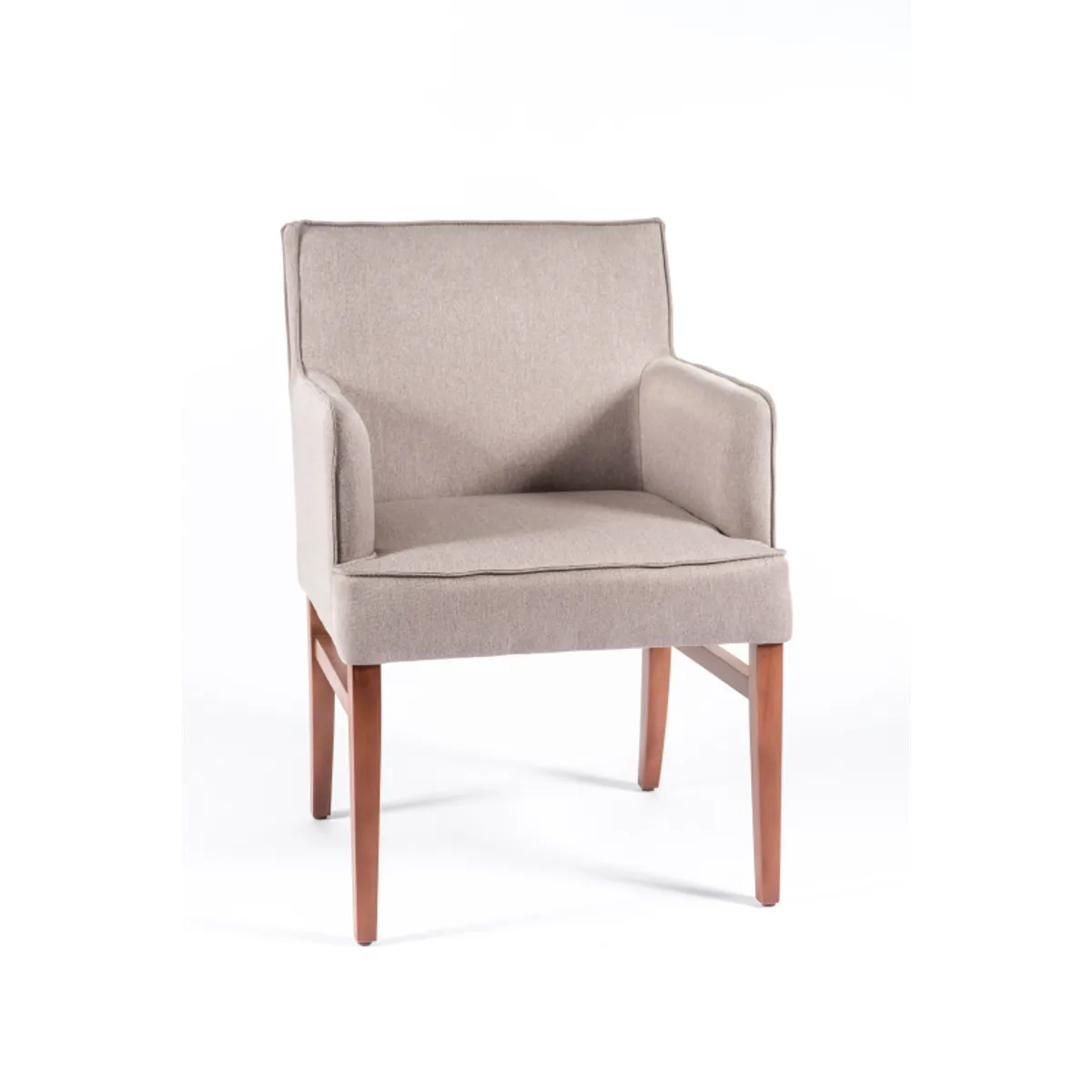 Diem 40 - Fauteuil contemporain en tissu et bois