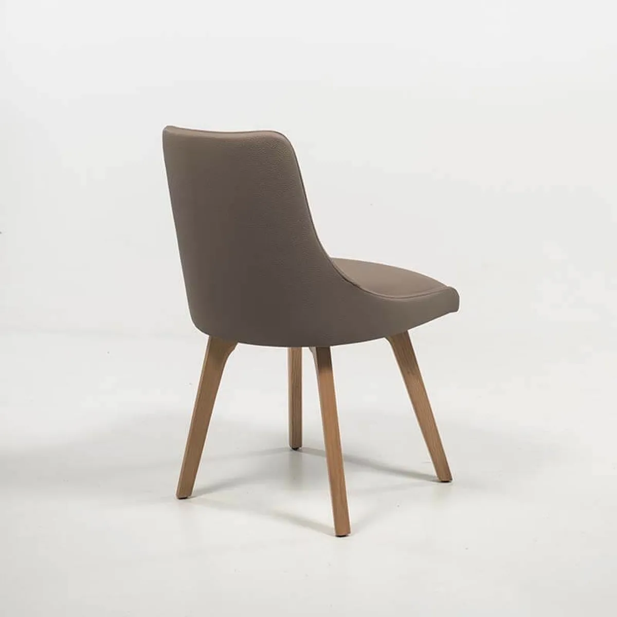 Lars - Chaise de salle à manger vintage avec pieds en bois — vue 5