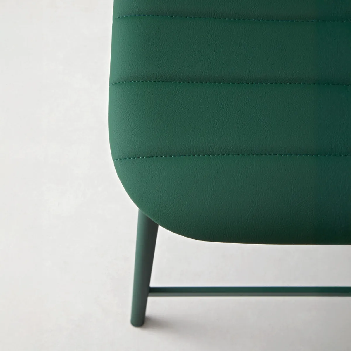 Pepper Mobliberica® - Tabouret snack moderne matelassé en simili et métal — vue 5