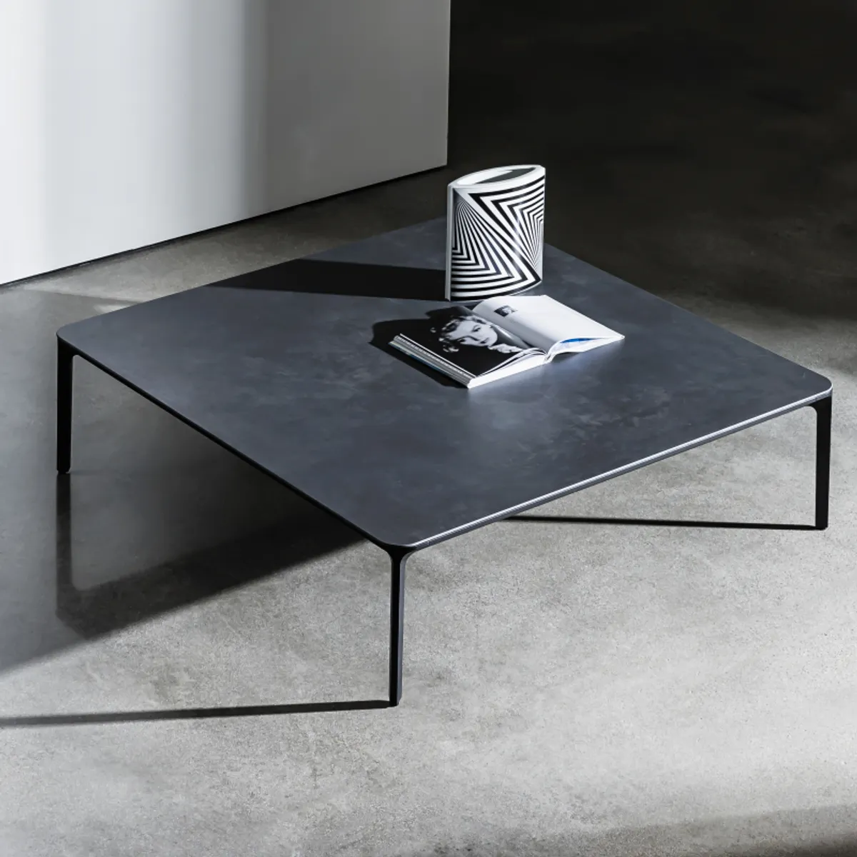 Slim - Table basse carrée en céramique — vue 3