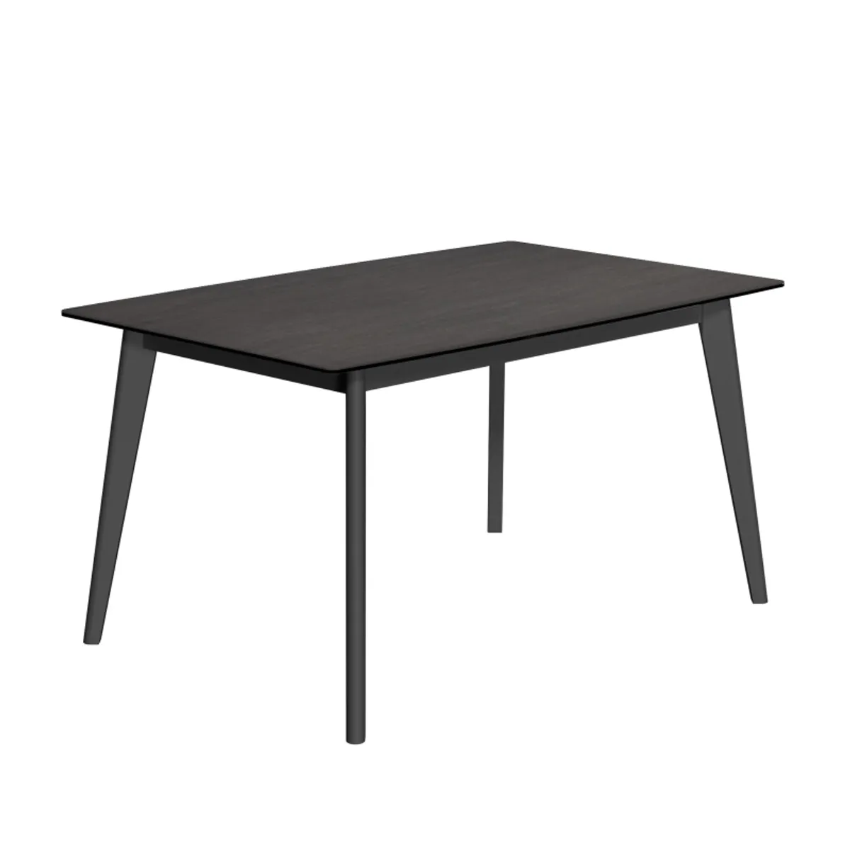 Atlas - Table scandinave en céramique avec pieds bois — vue 3