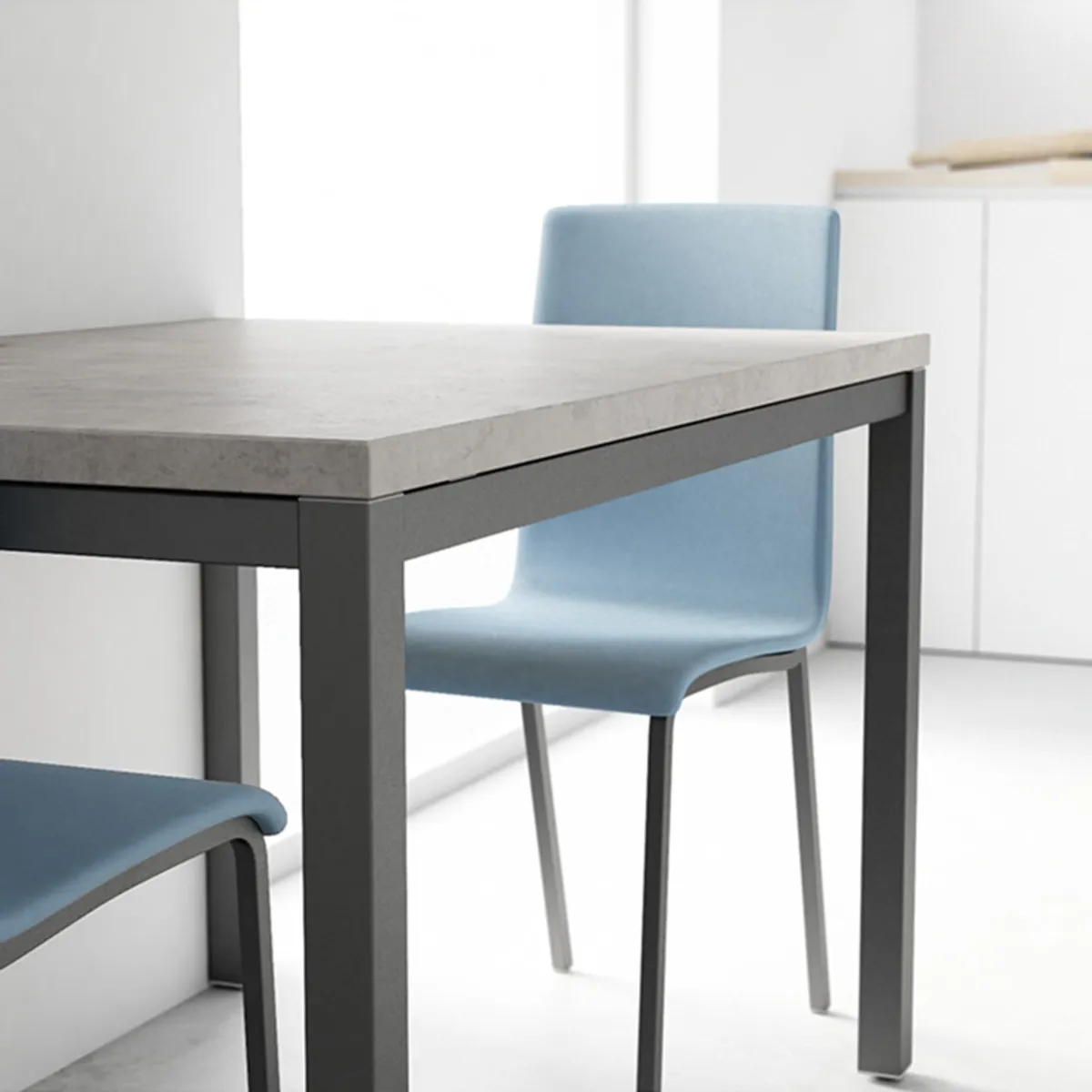 Toy métal - Table de cuisine en céramique avec rallonge hauteur 75 cm — vue 4