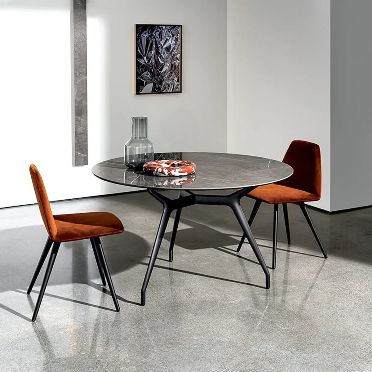 Arkos Sovet® - Table design italienne ronde en céramique