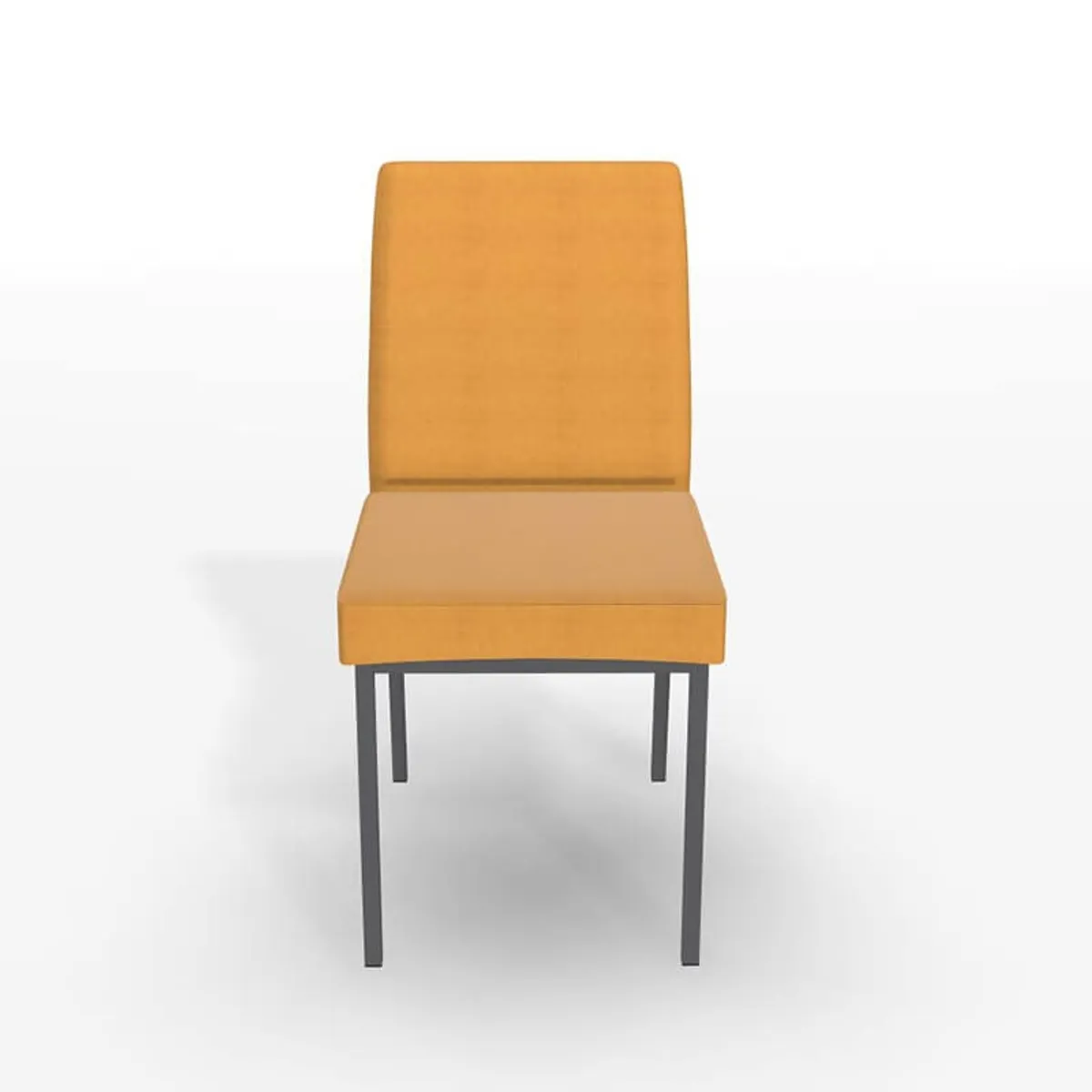 Villa - Chaise rembourrée en métal et tissu style contemporain — vue 4