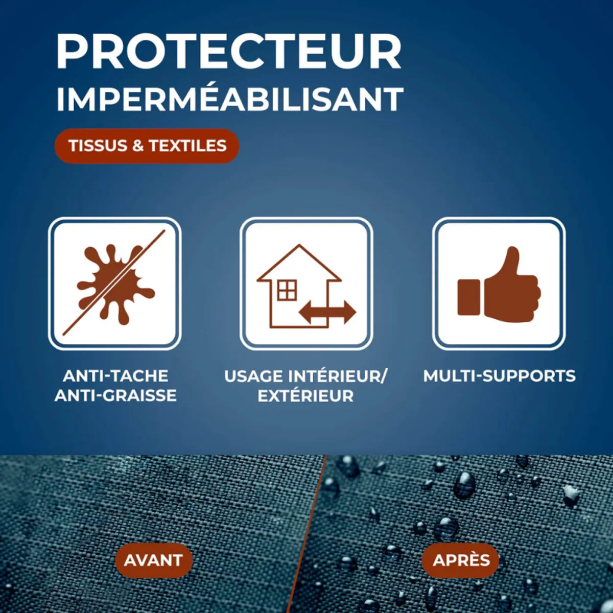 Imperméabilisant tissus Starwax® - Aérosol protecteur et imperméabilisant pour tissus 300ml — vue 3