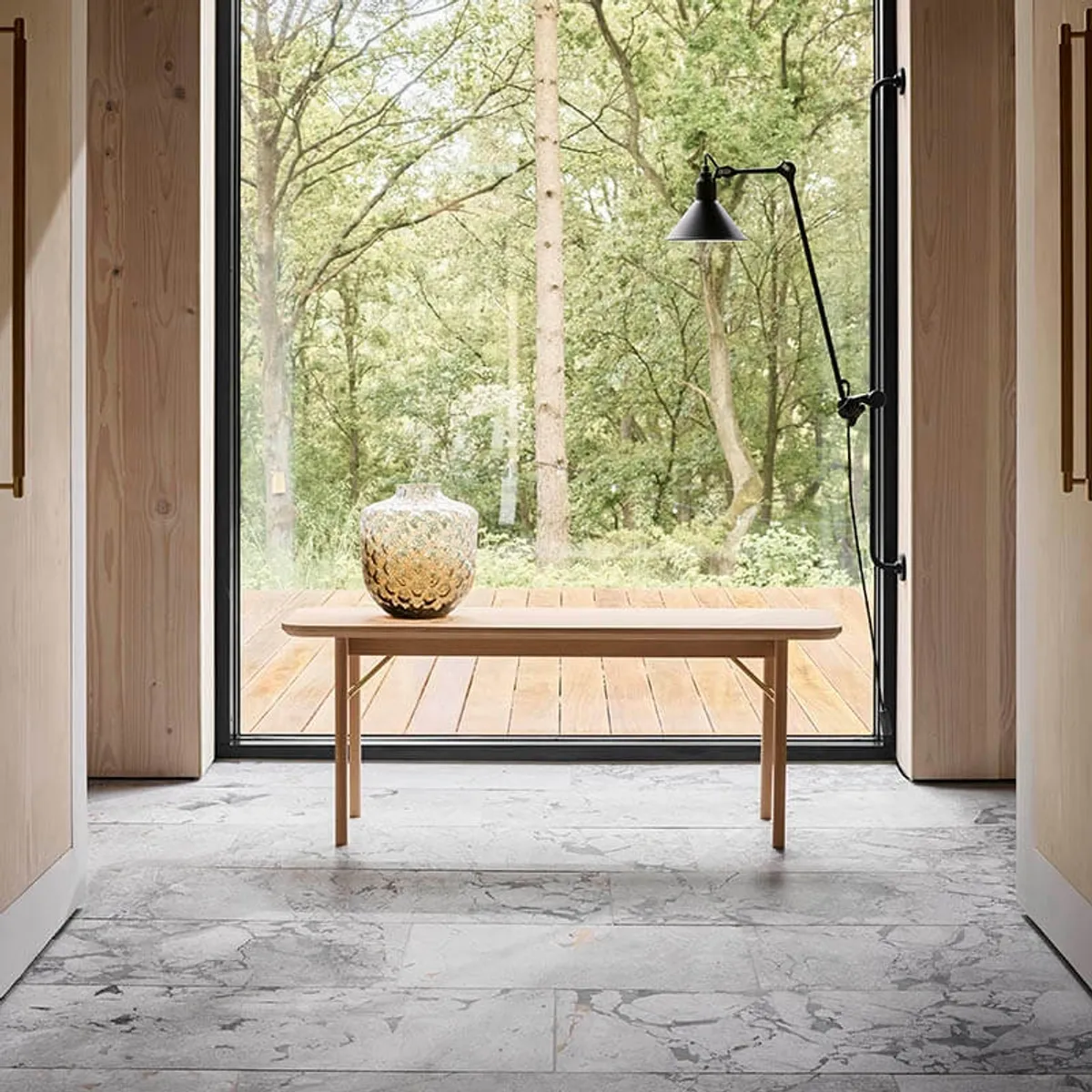 SM832/833 - Banc en bois massif fabrication danoise — vue 3