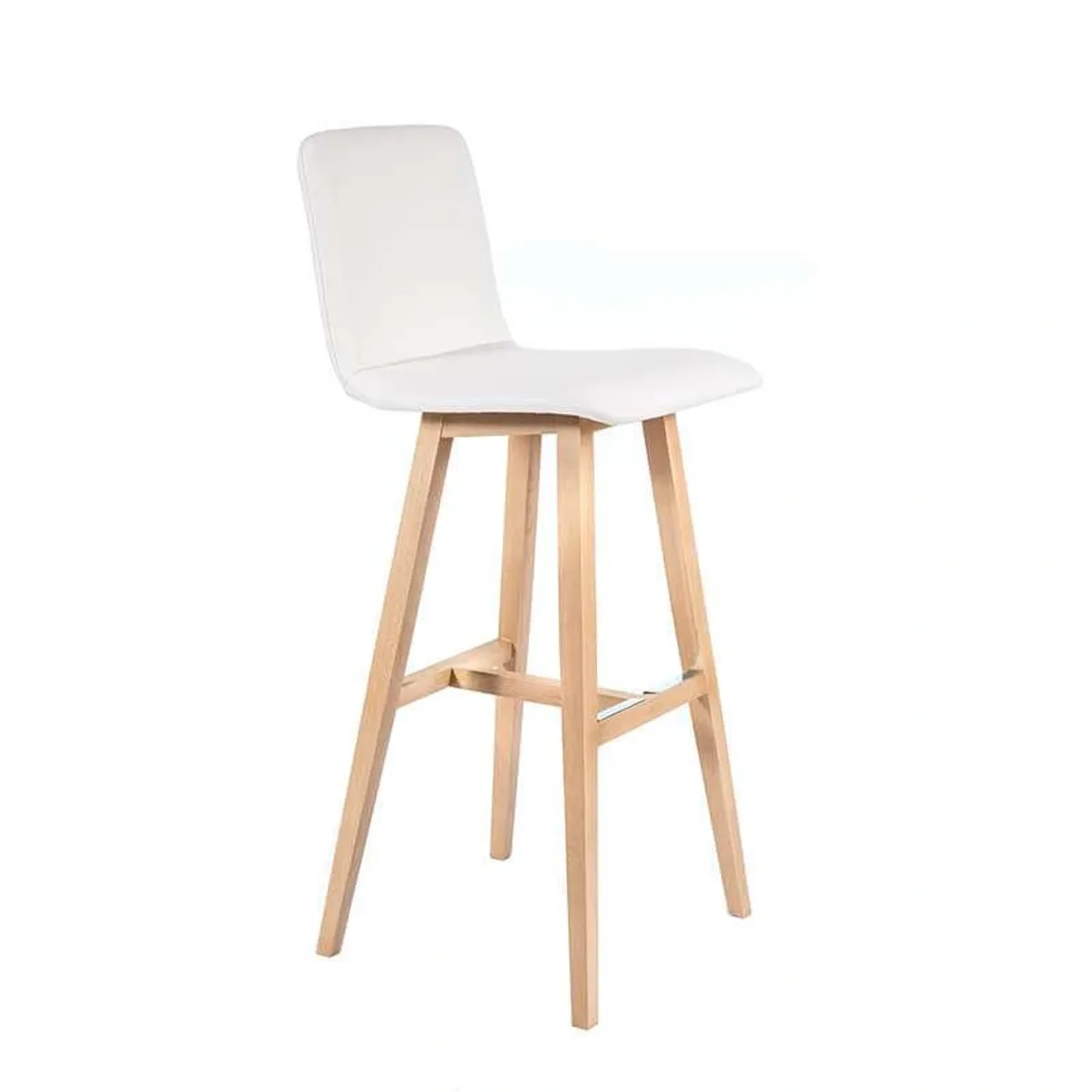 BarPlaza diamant - Tabouret de bar scandinave avec pieds en bois