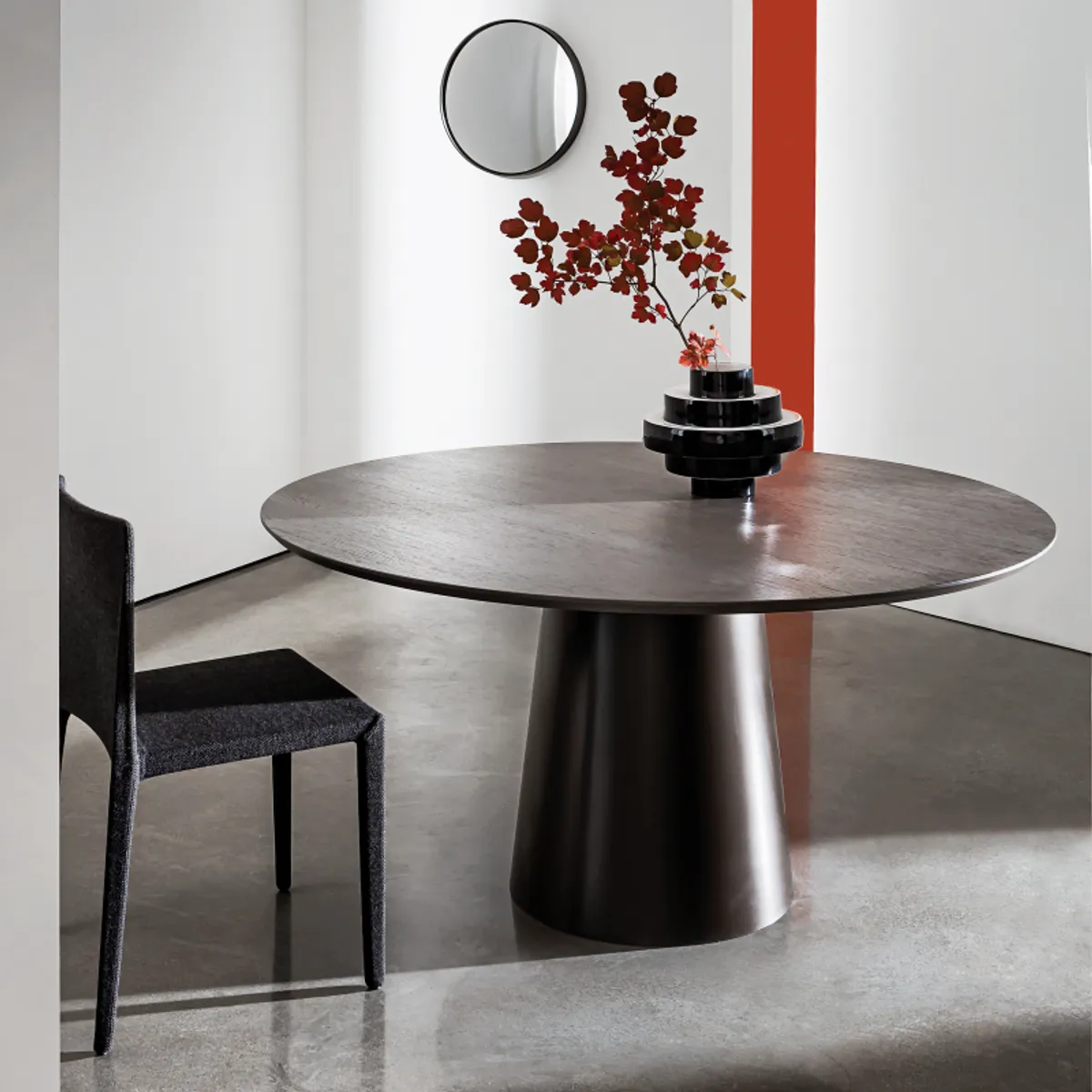Totem Sovet® - Table design ronde plateau bois — vue 4