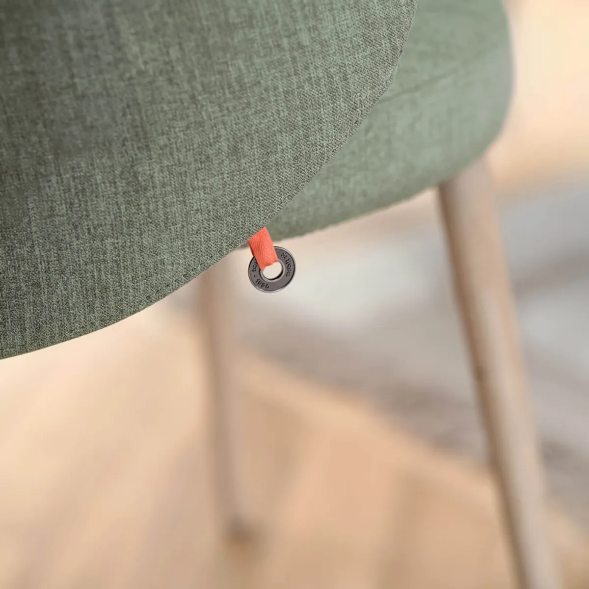 Neo Mobitec ® - Chaise cosy confortable en tissu et pieds bois — vue 4