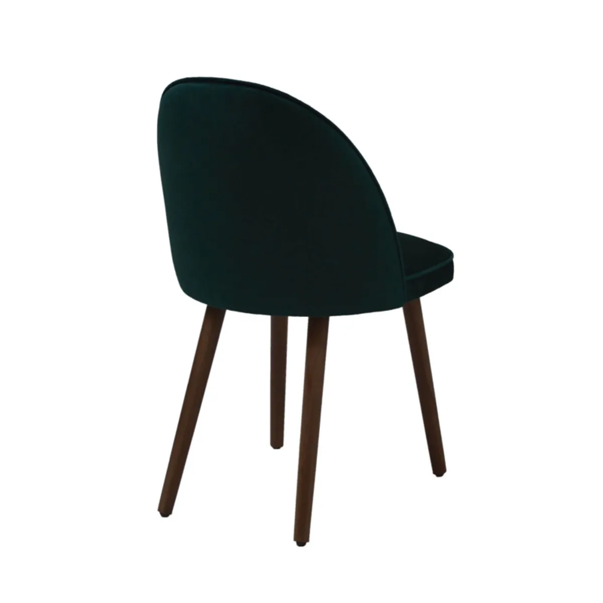 Bistrot - Chaise cosy en tissu avec pieds en bois — vue 3