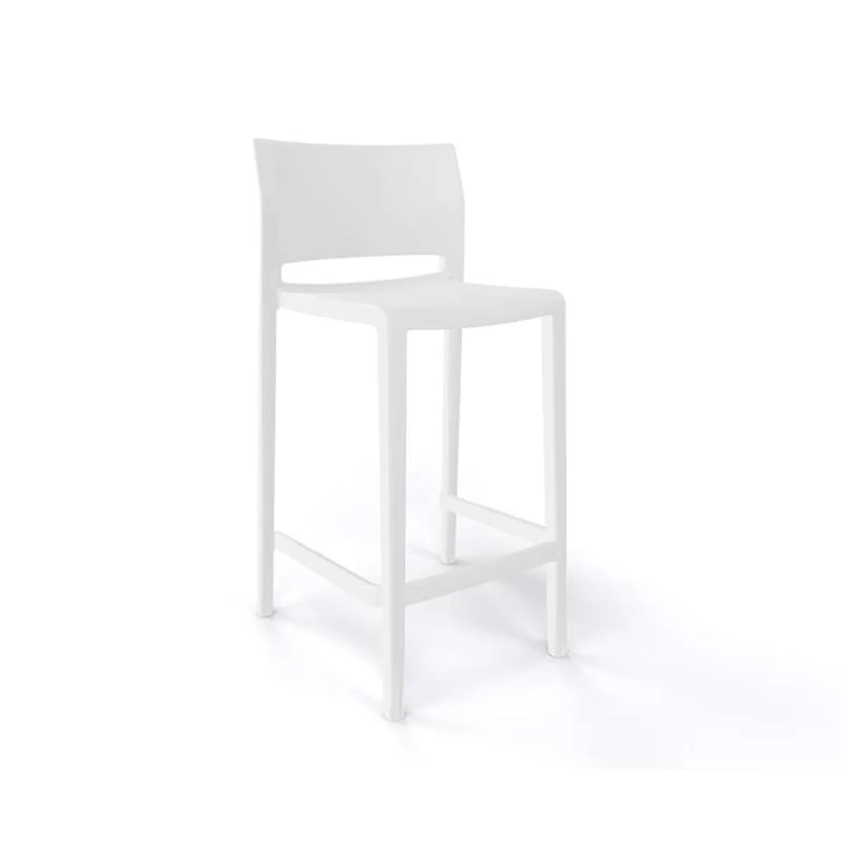 Bakhita - Tabouret snack de jardin moderne empilable — vue 4