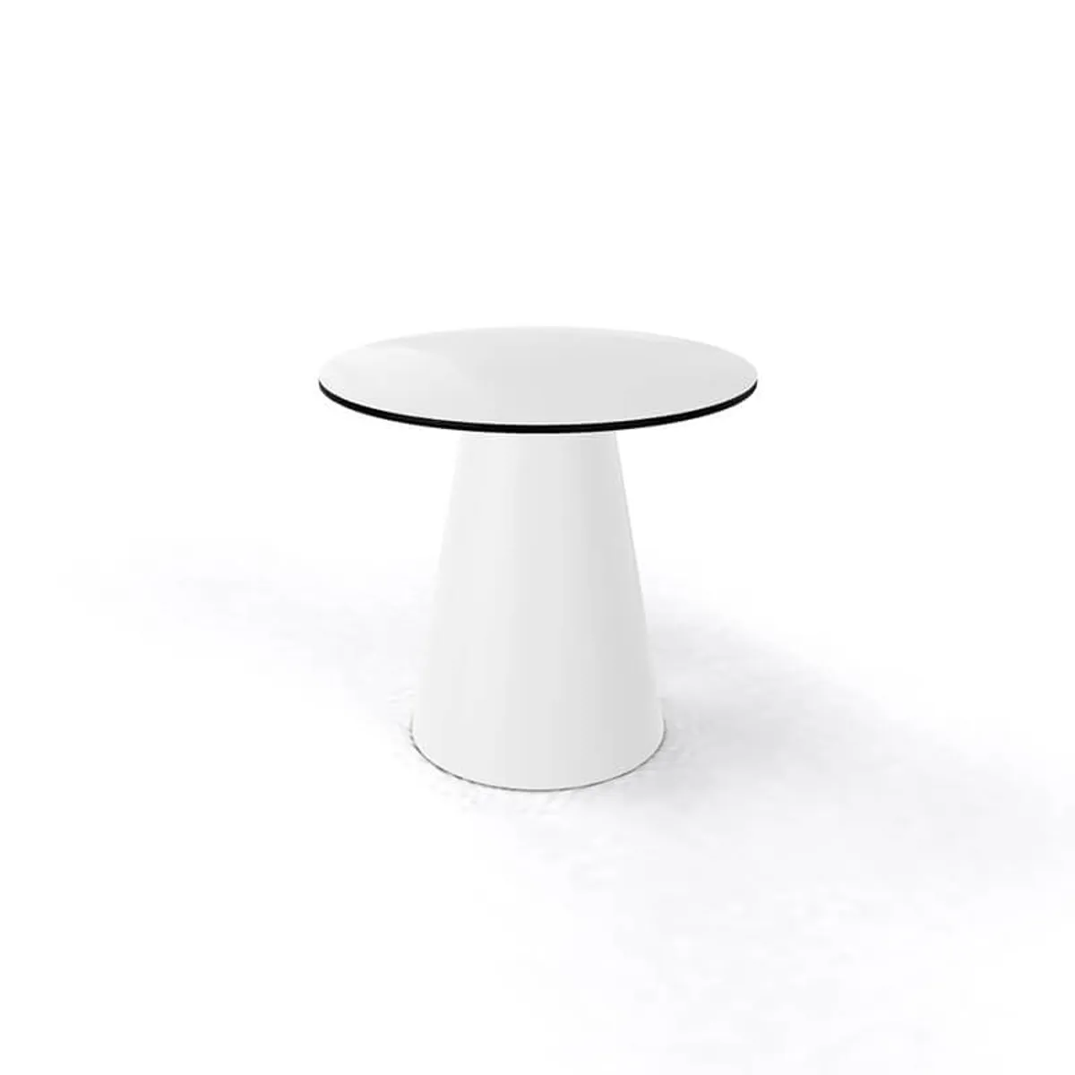 Roller H55 - Table d'appoint ronde design italien à pied central — vue 4