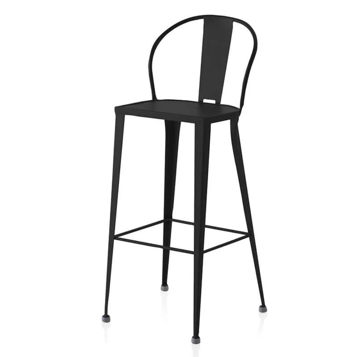 Turia TB-317 - Tabouret de jardin vintage en métal — vue 4