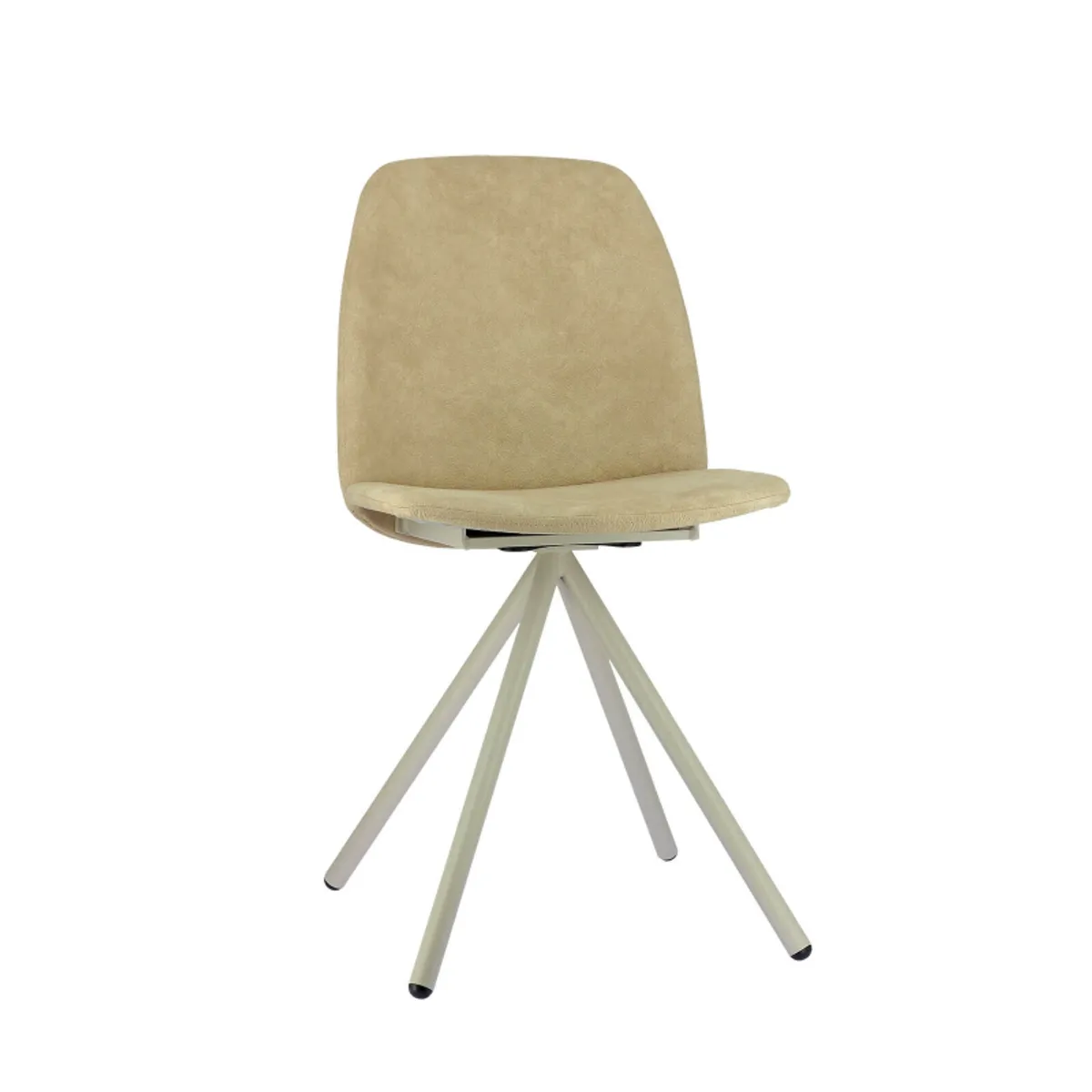 Fiona 2 - Chaise moderne en tissu et pieds métal