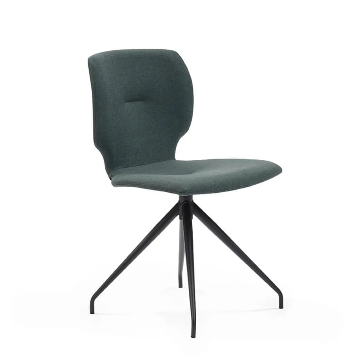 Jeanne Mobitec® - Chaise tendance en tissu avec pieds en métal
