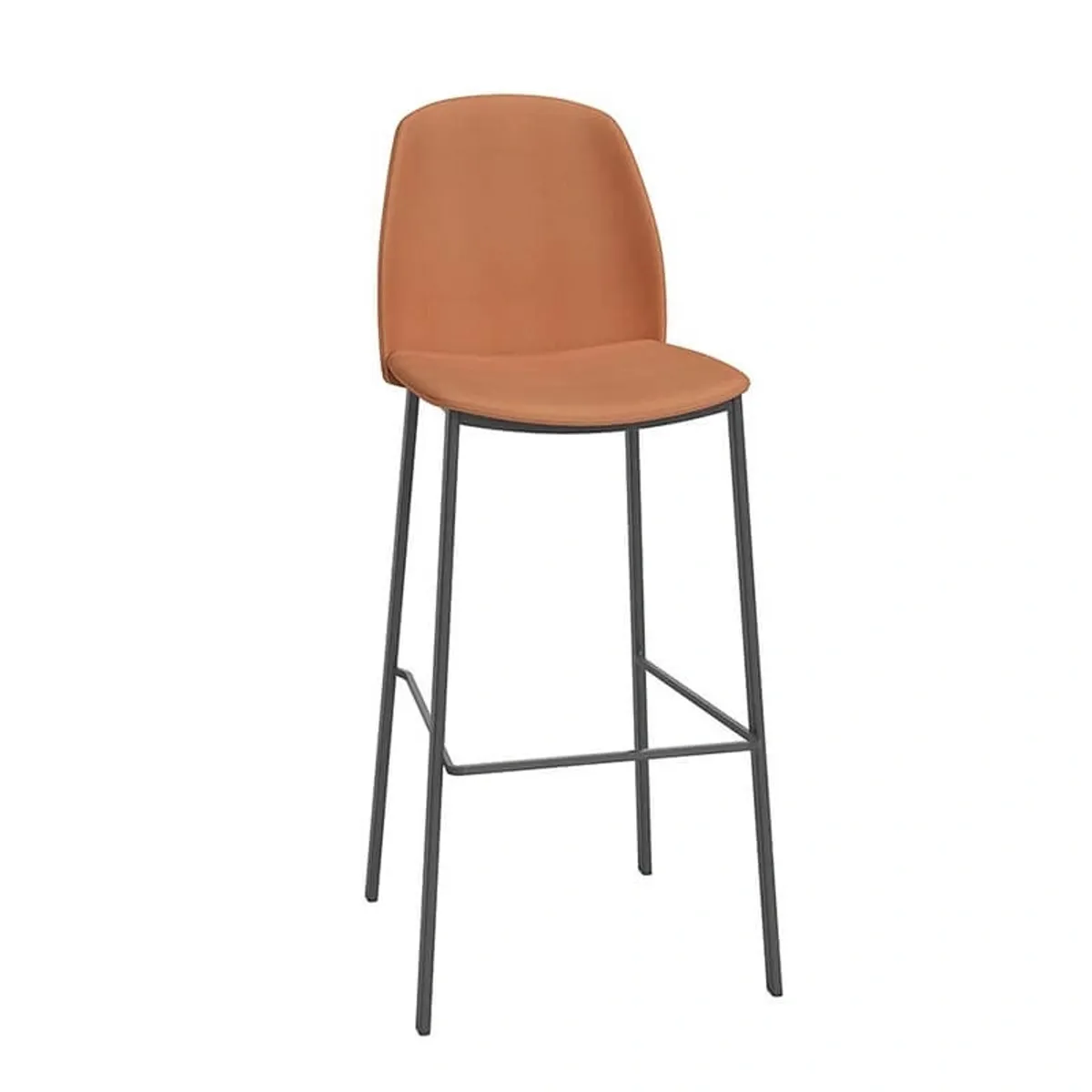 Olivia - Tabouret de bar tendance rembourré en simili